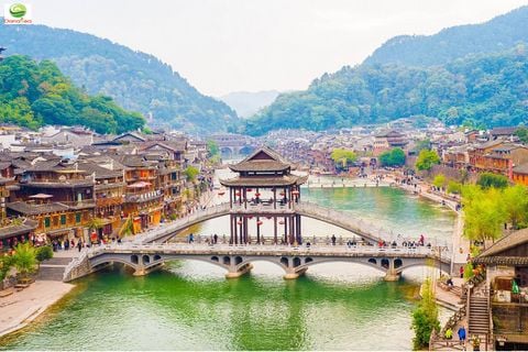 Đà Nẵng - Phượng Hoàng Cổ Trấn - Phù Dung Trấn - Trương Gia Giới - Nữ Nhi Thành_BL_5N4Đ