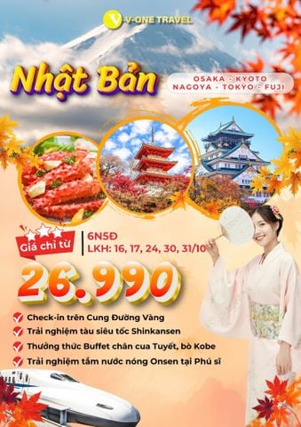 KHÁM PHÁ MÙA THU NHẬT BẢN 2024