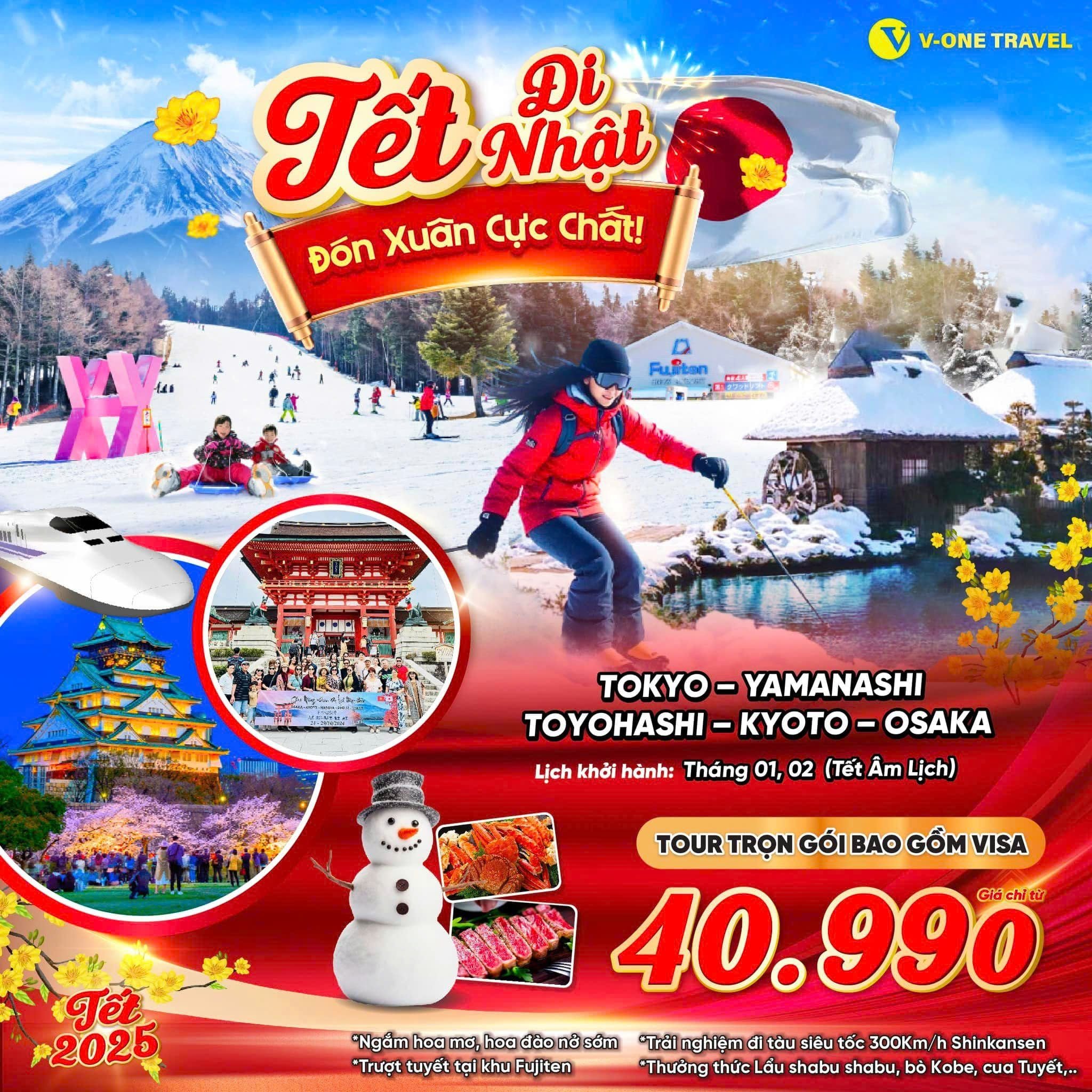 TẾT ĐI NHẬT - ĐÓN XUÂN CỰC CHẤT