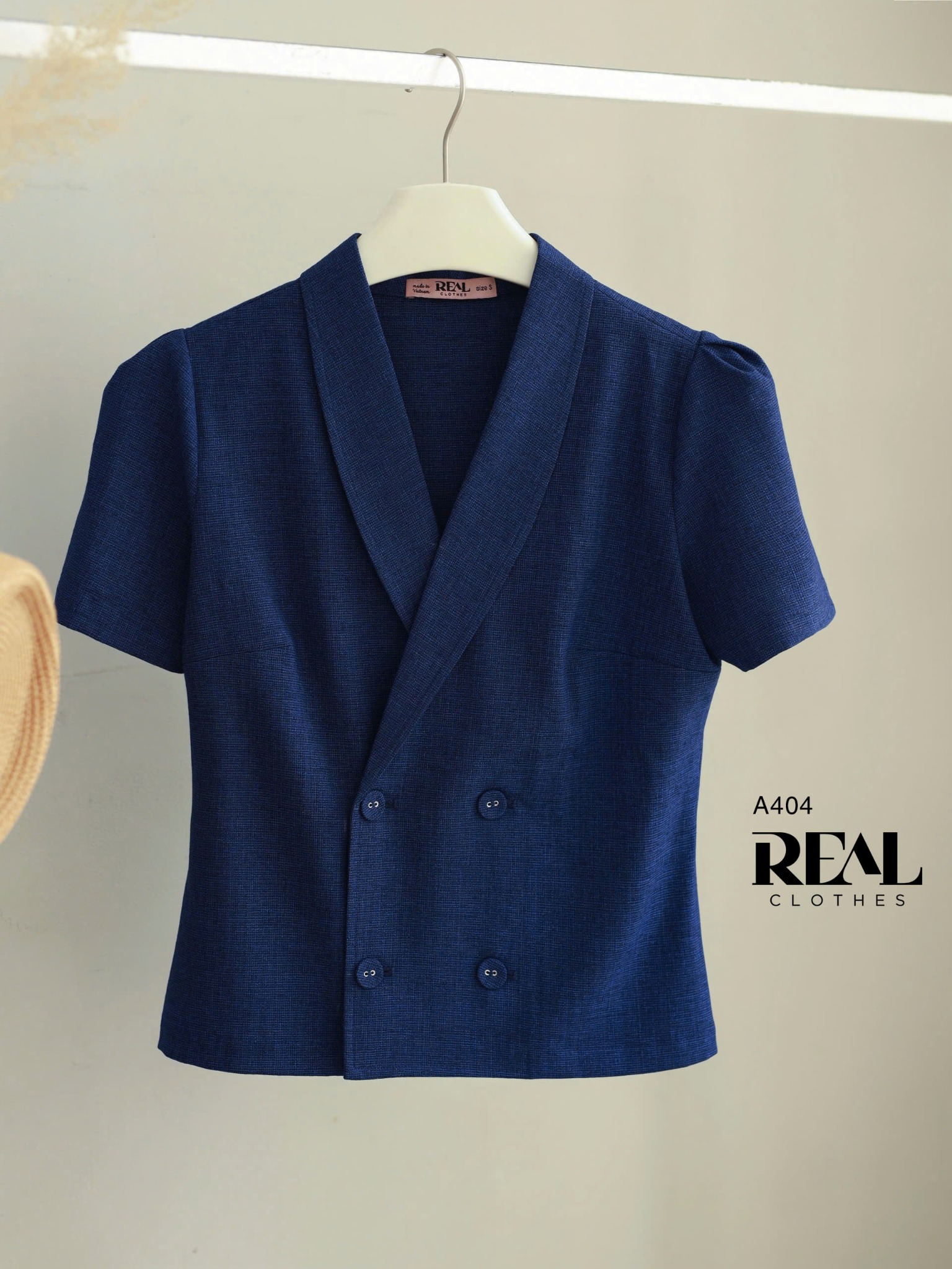 Áo Emma navy - size XS