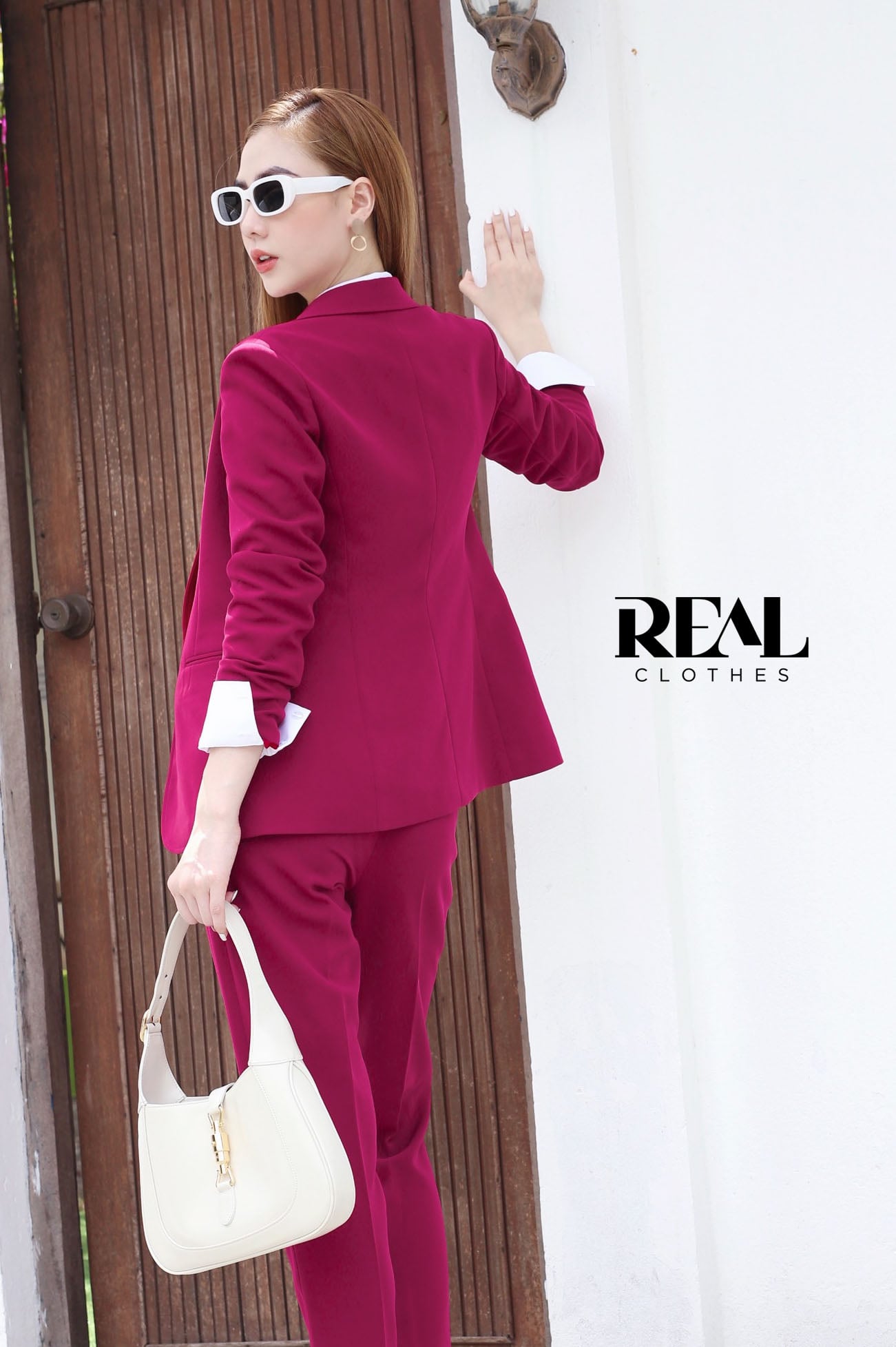 Quần lưng cao cindy hồng cẩm SALE