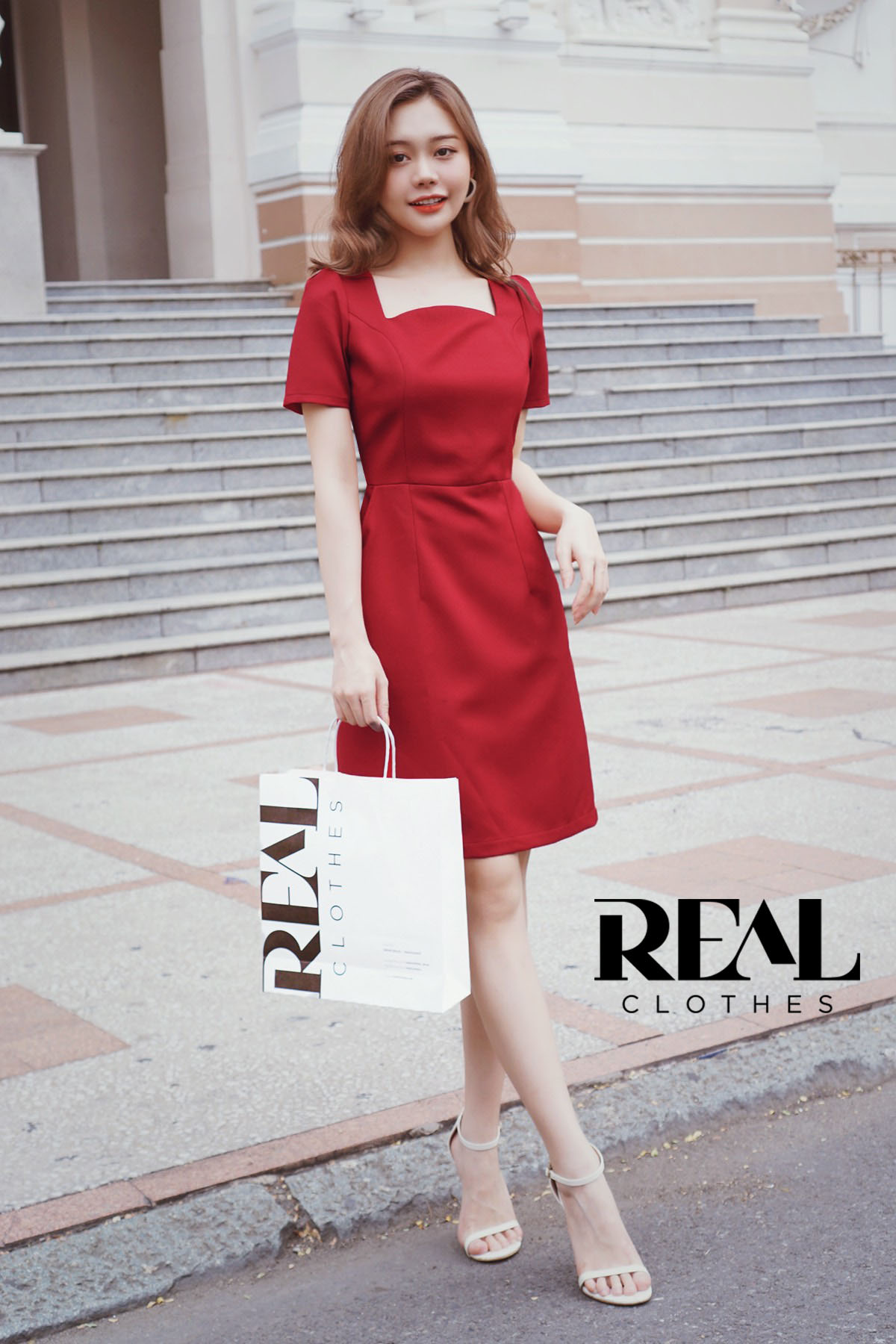 Đầm Mine đỏ SALE - size XS