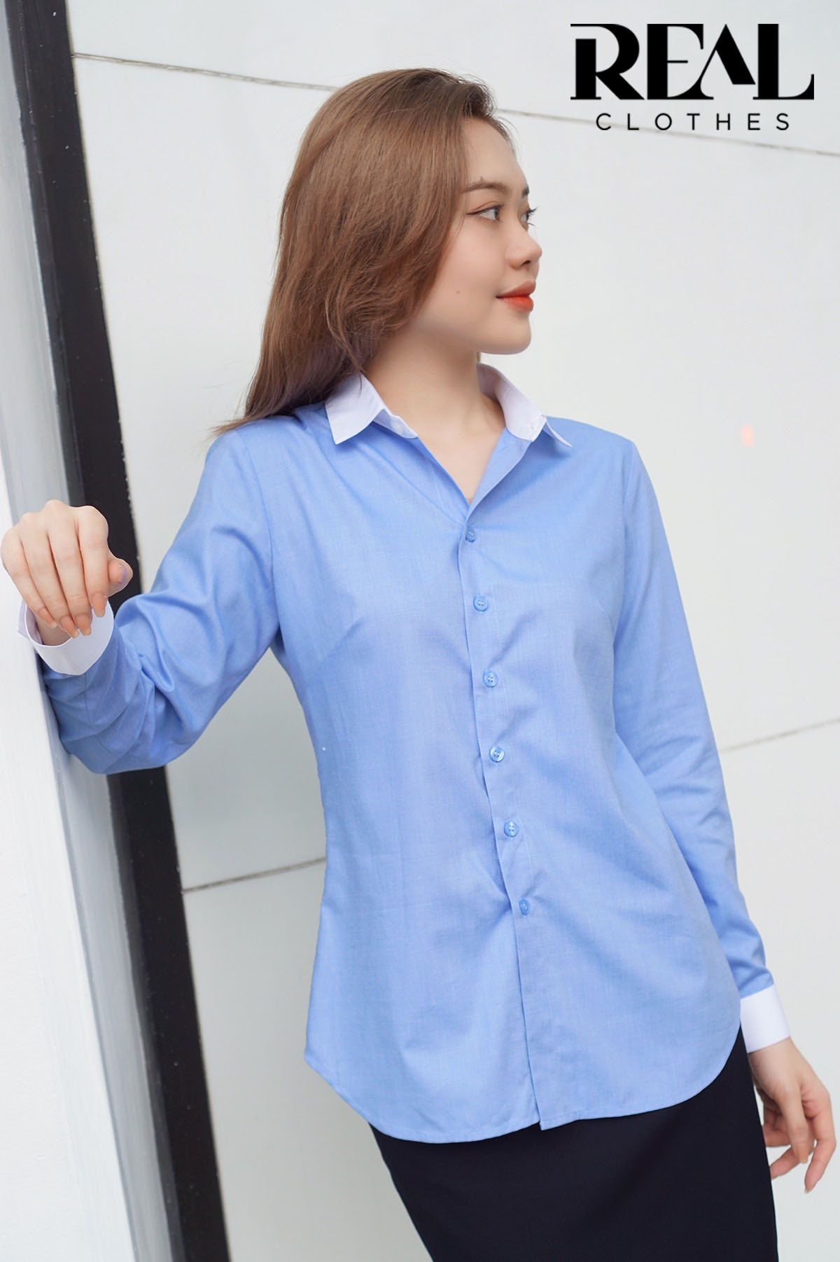 Sơ mi phối cổ Yola