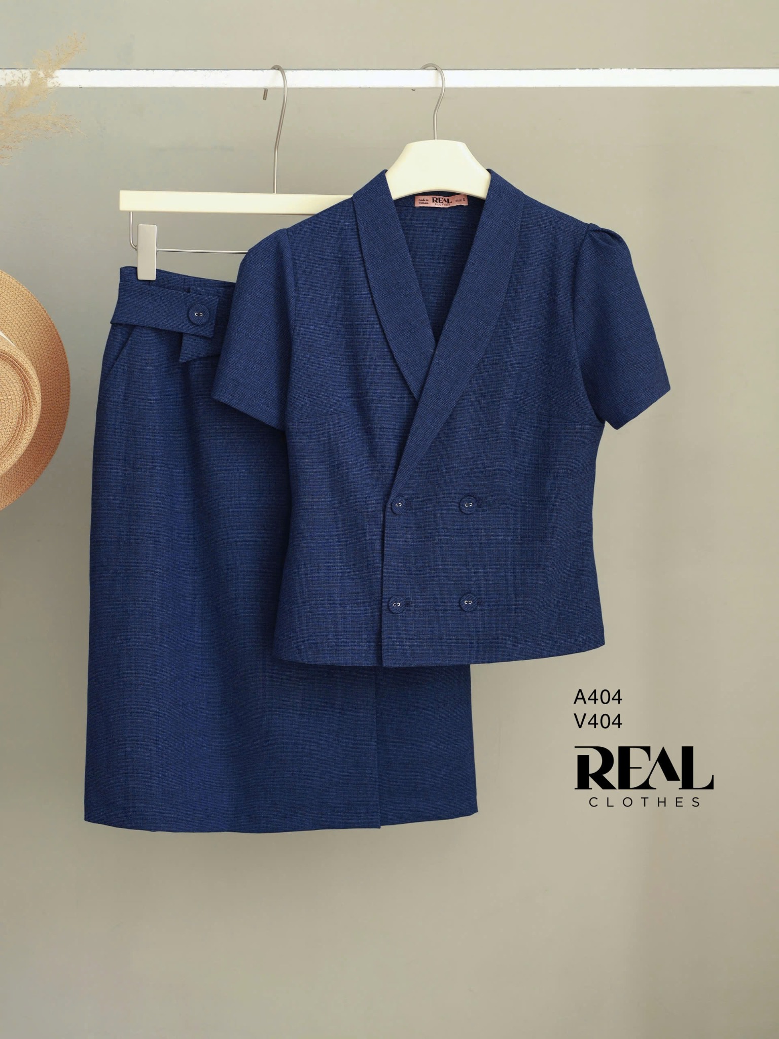 Áo Emma navy - size XS