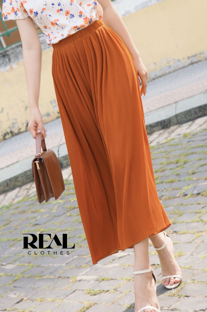 Quần dập li vàng nghệ dài 80 / 94 SALE