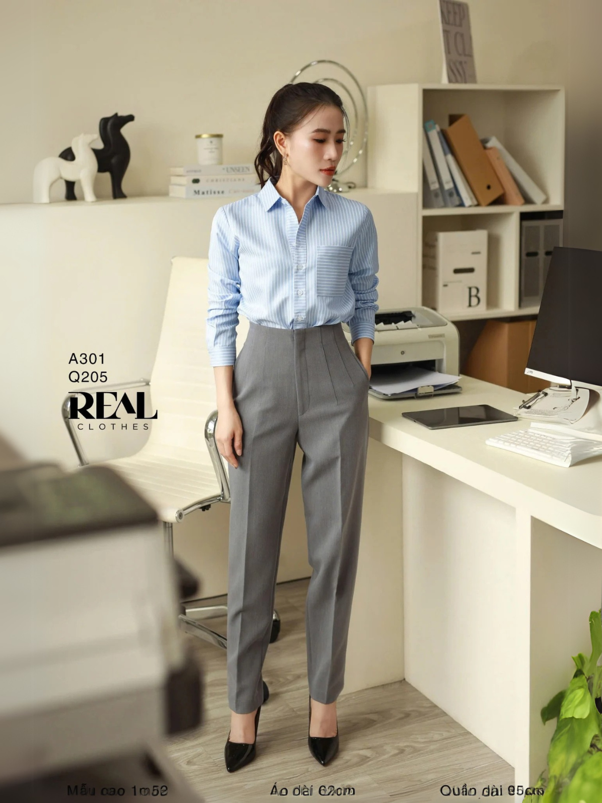  Quần Tokyo xám đậm 