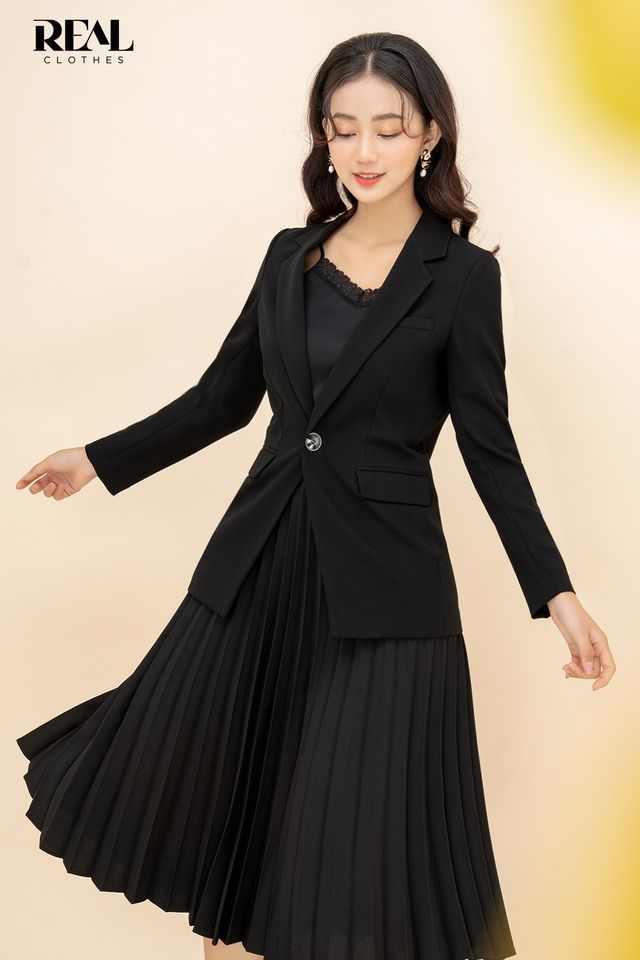 Blazer Clara cindy đen