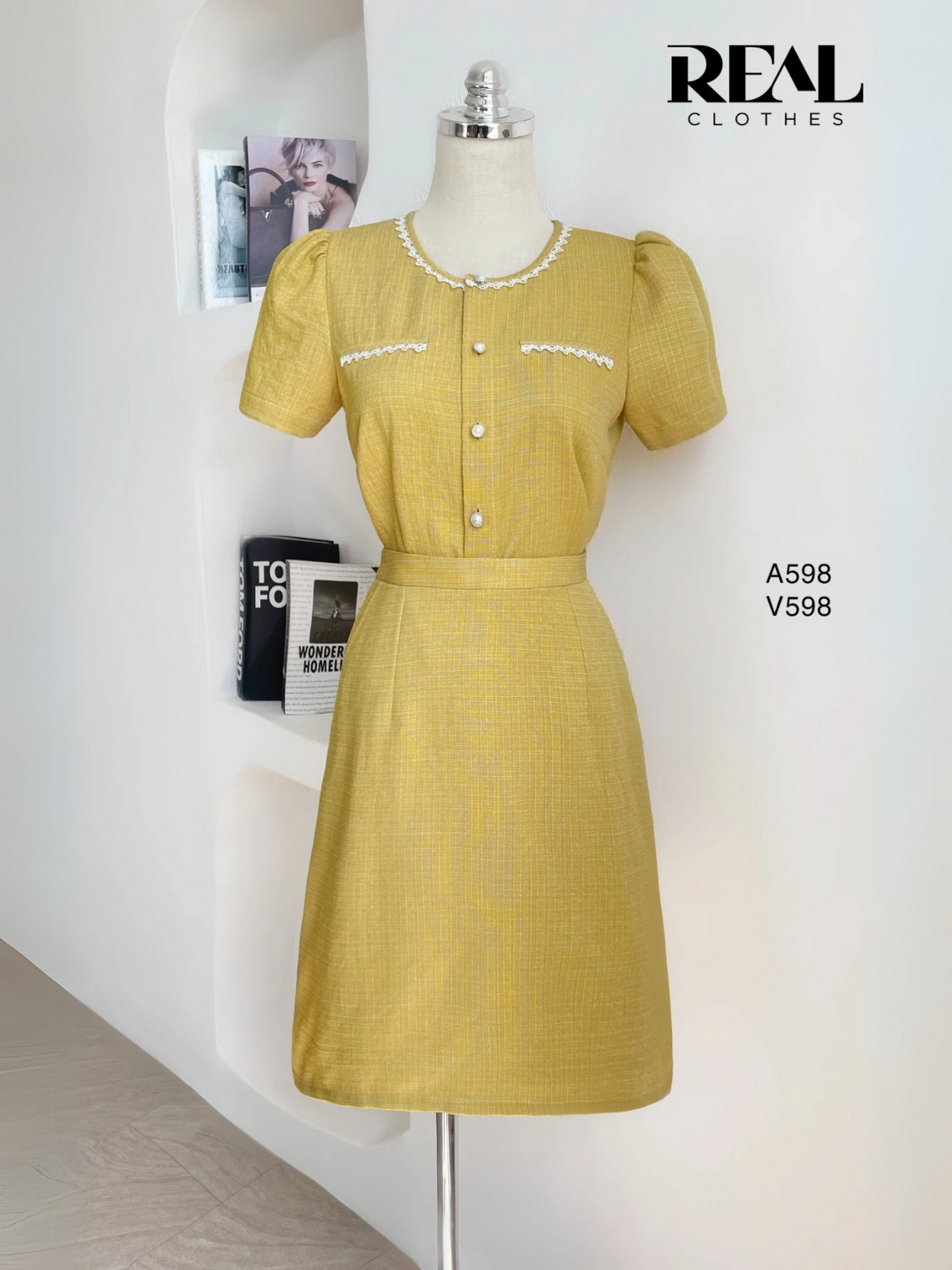 Váy Summer Lily vàng SALE