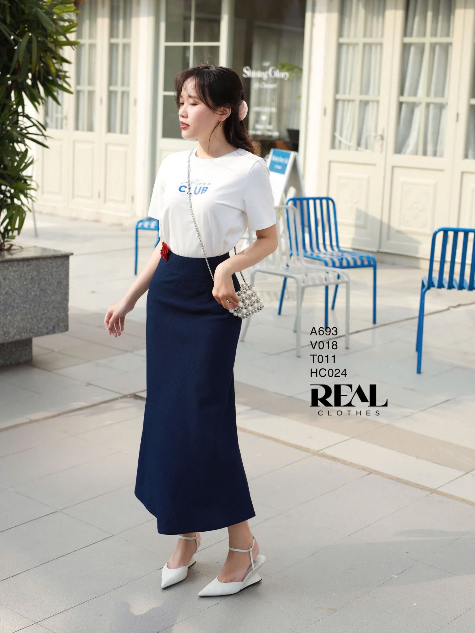 Áo thun CLUB xanh SALE - size XL