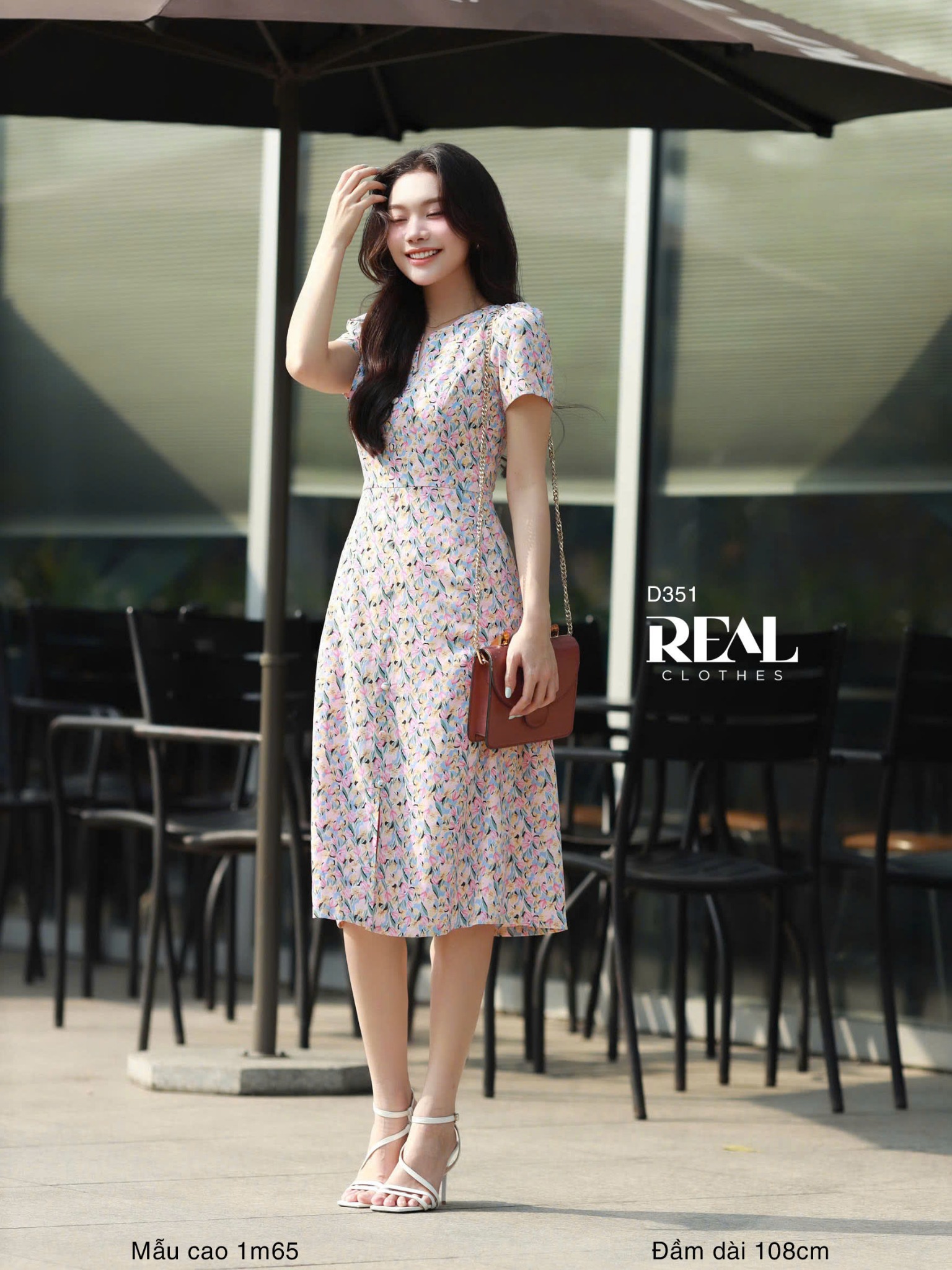 Đầm London vườn hoa hồng SALE