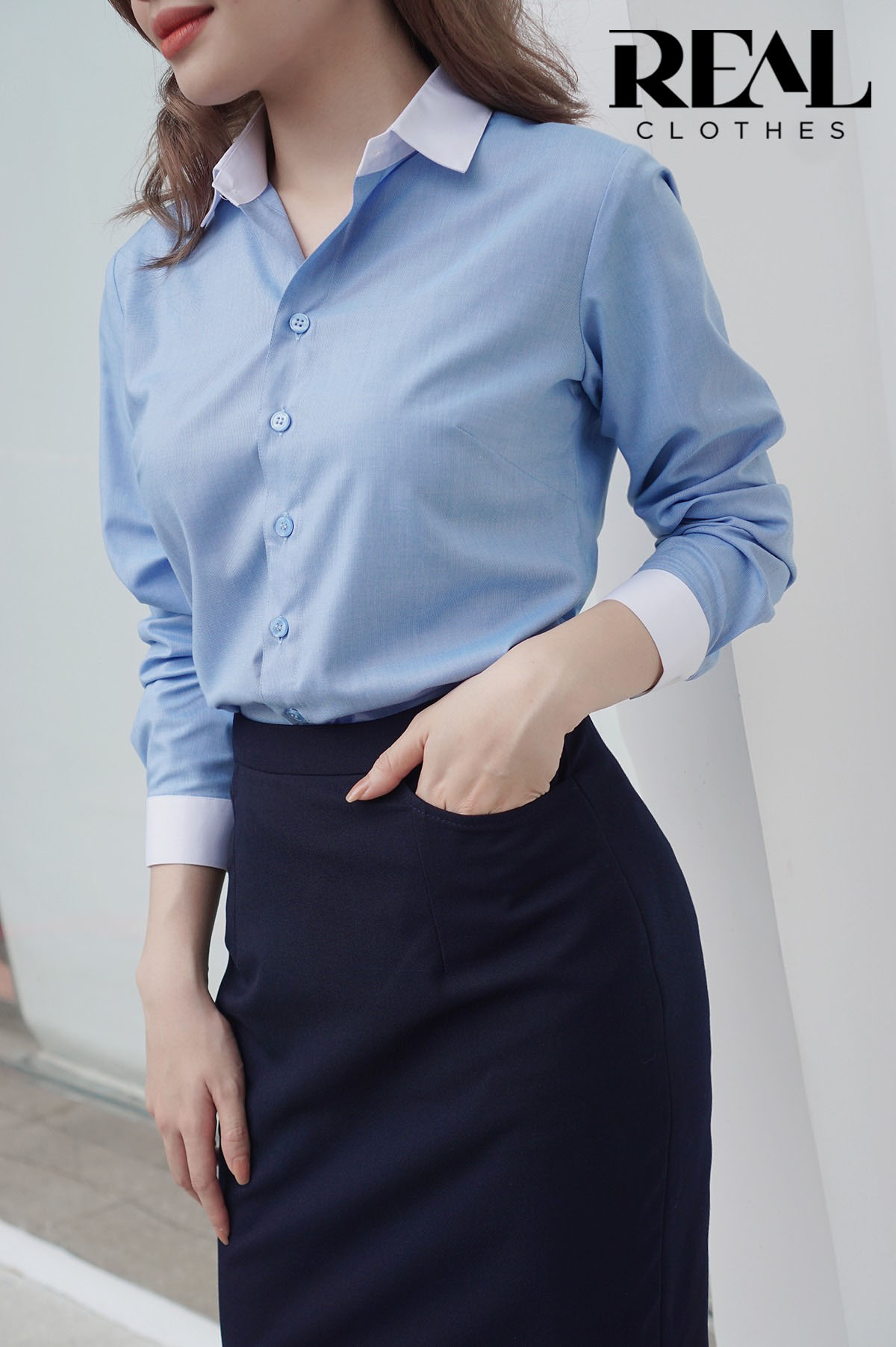 Sơ mi phối cổ Yola