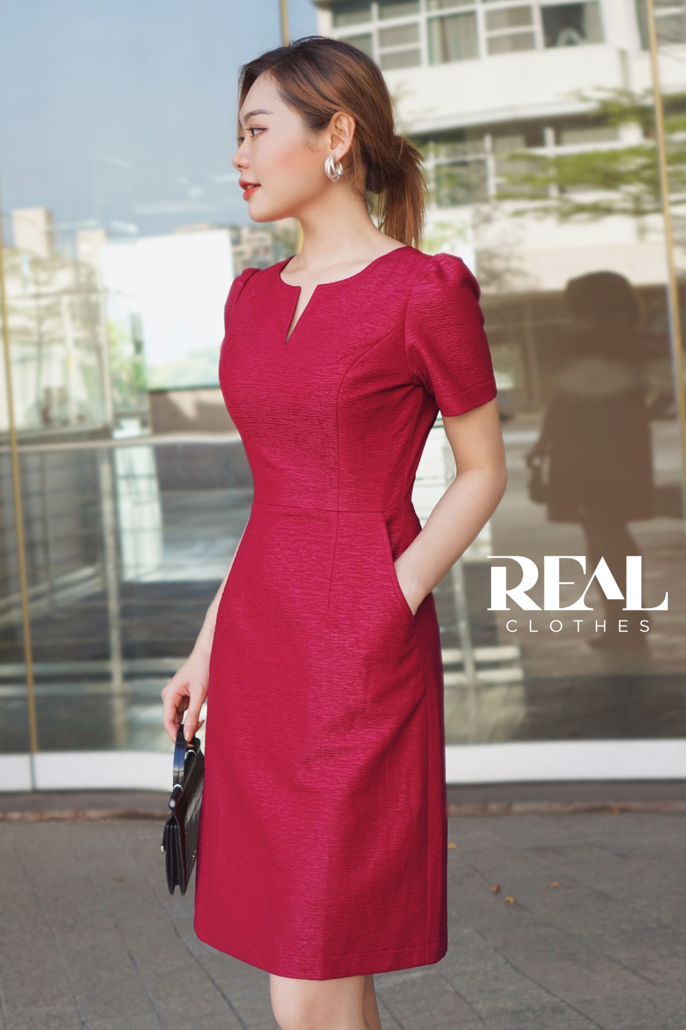 Đầm Hana đỏ SALE - size XS