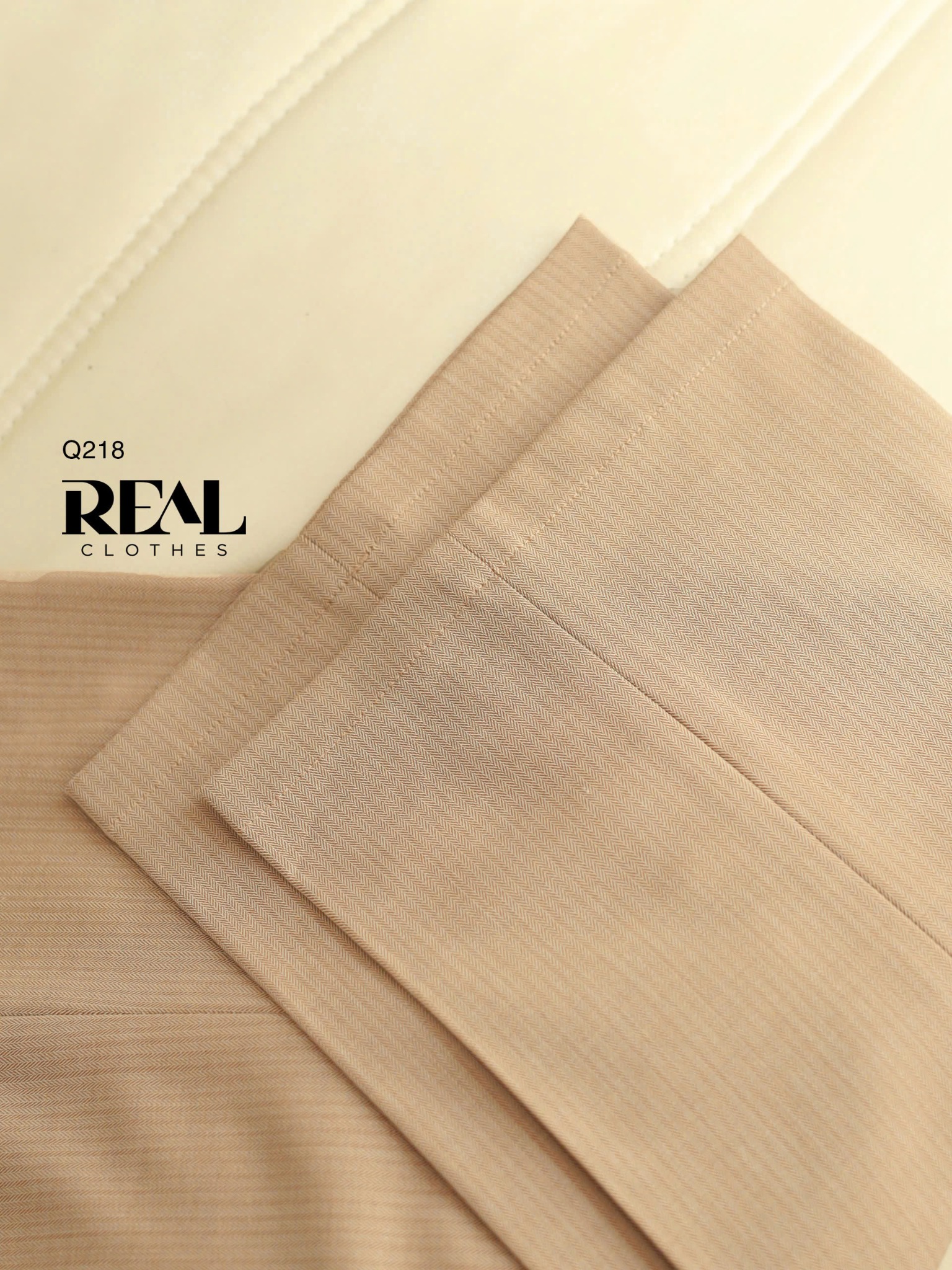 Quần suông Paris nâu nhạt