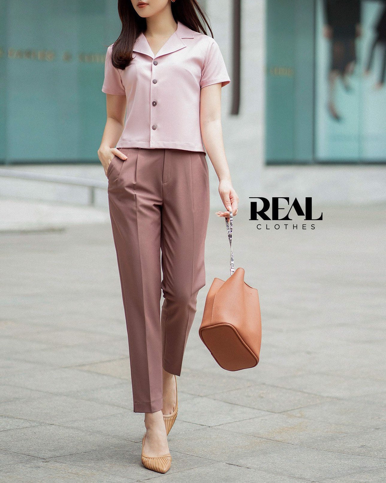 Quần lưng cao socola SALE