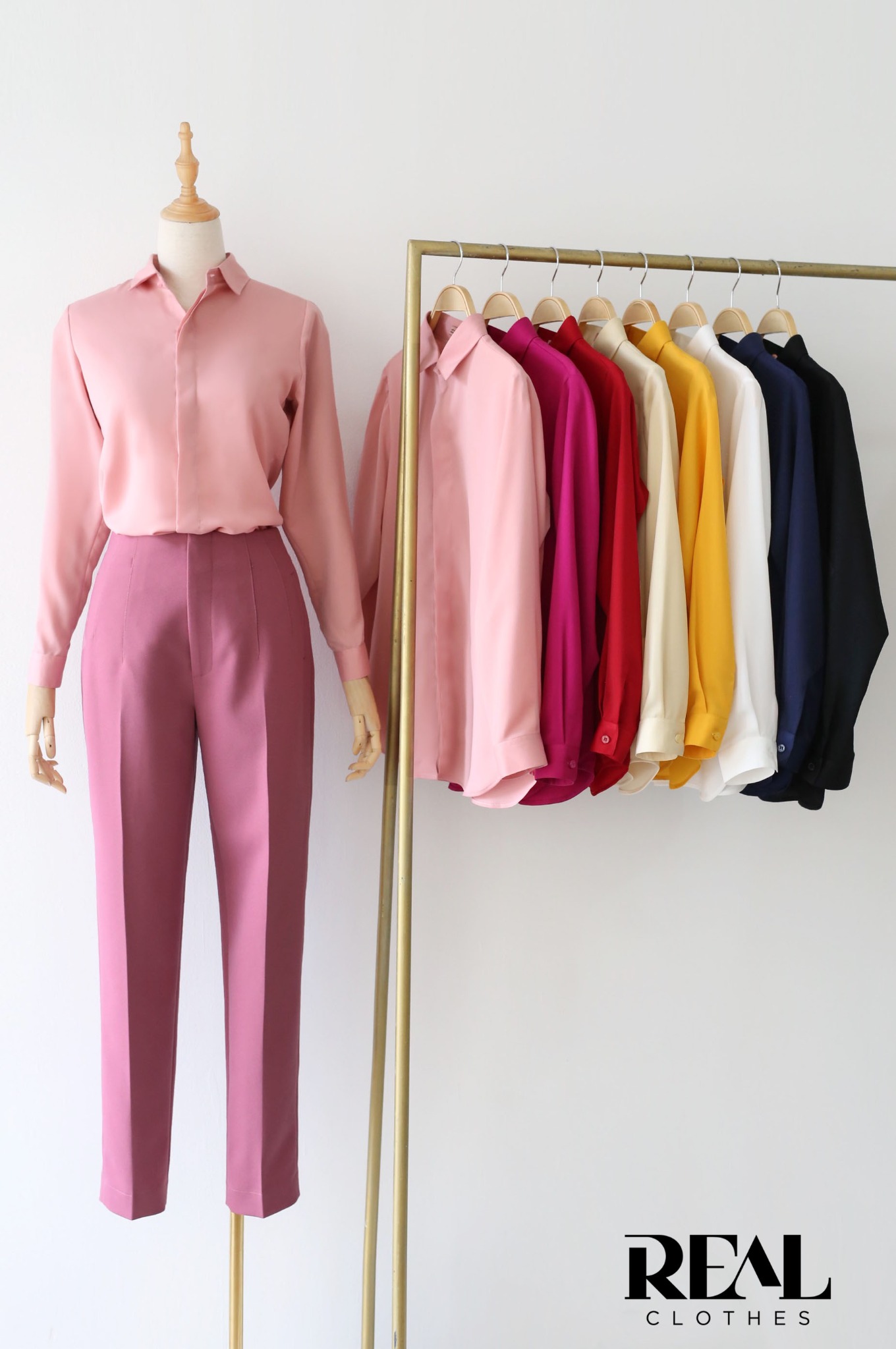 Sơ mi cổ mềm xanh đen