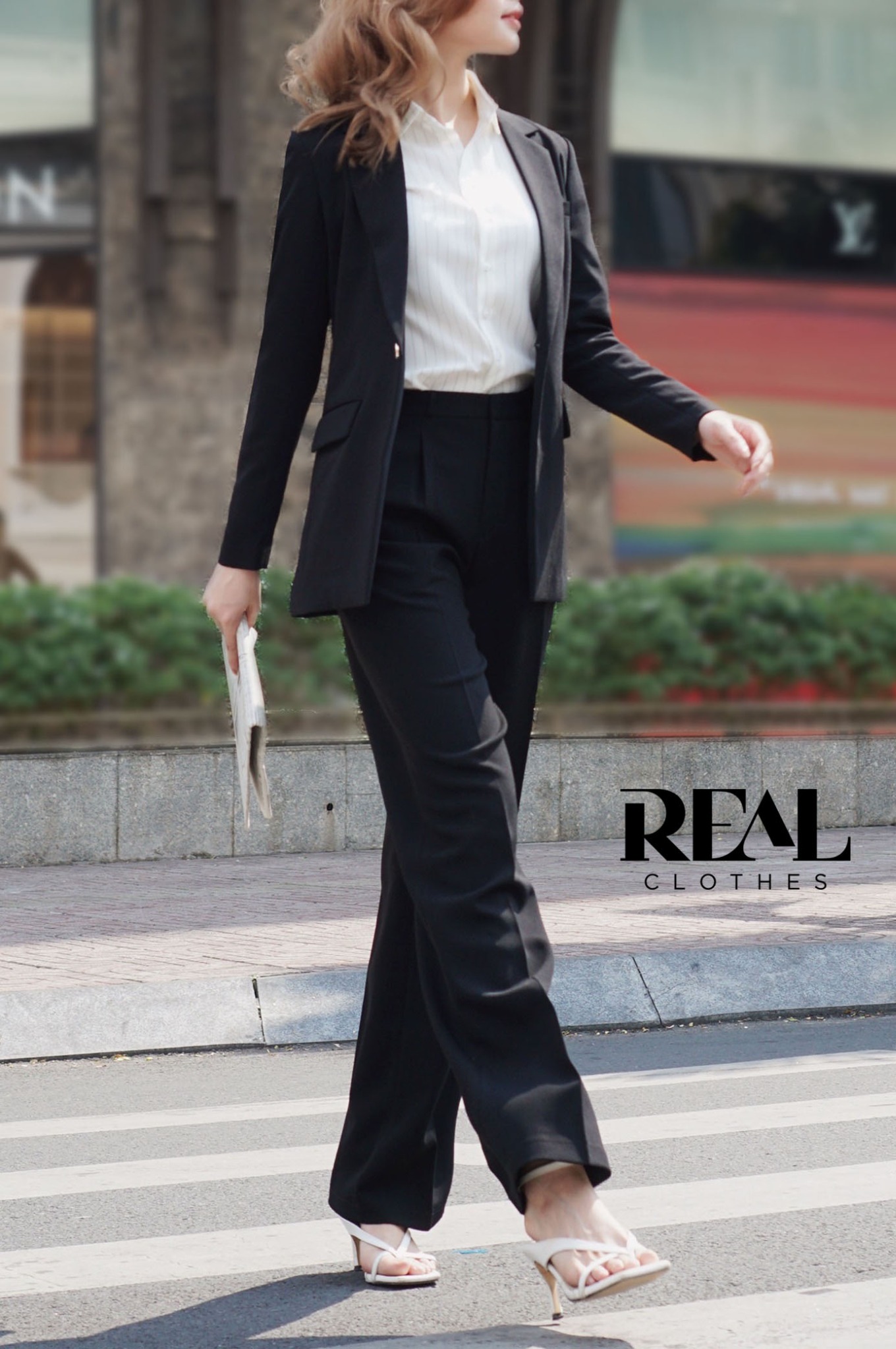 Blazer Clara cindy đen