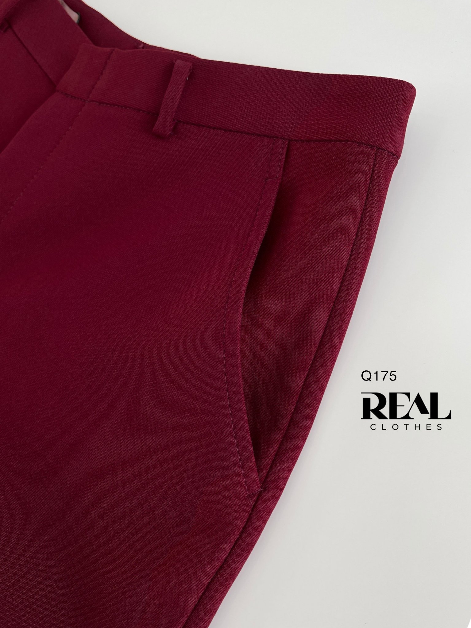 Quần loe cindy đỏ đô SALE