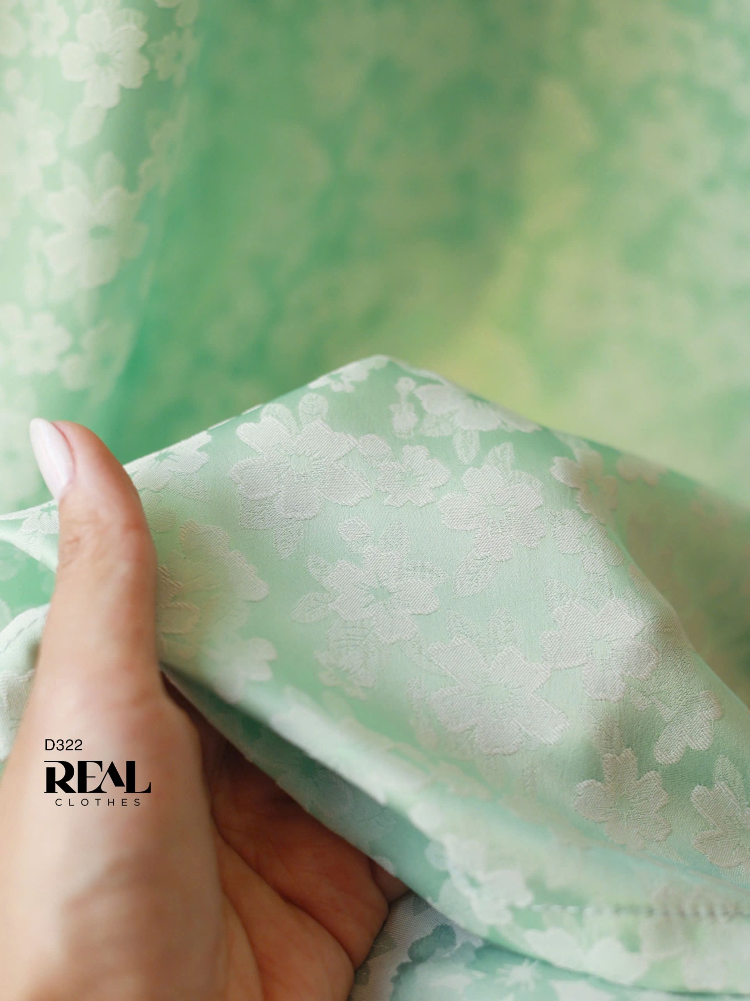 Áo dài truyền thống Nhã An lá non tay dài