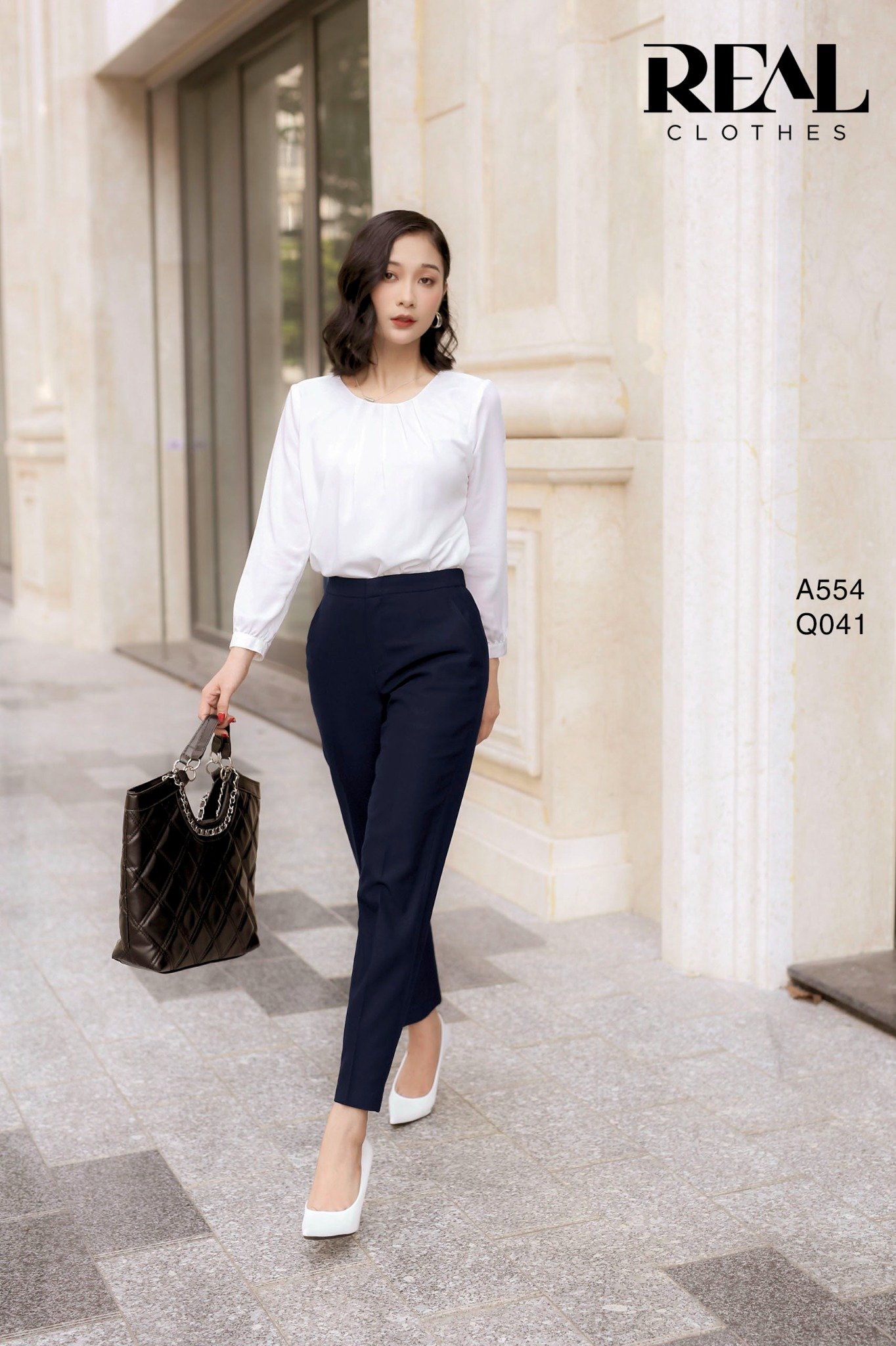 Quần lưng thun xanh đen SALE