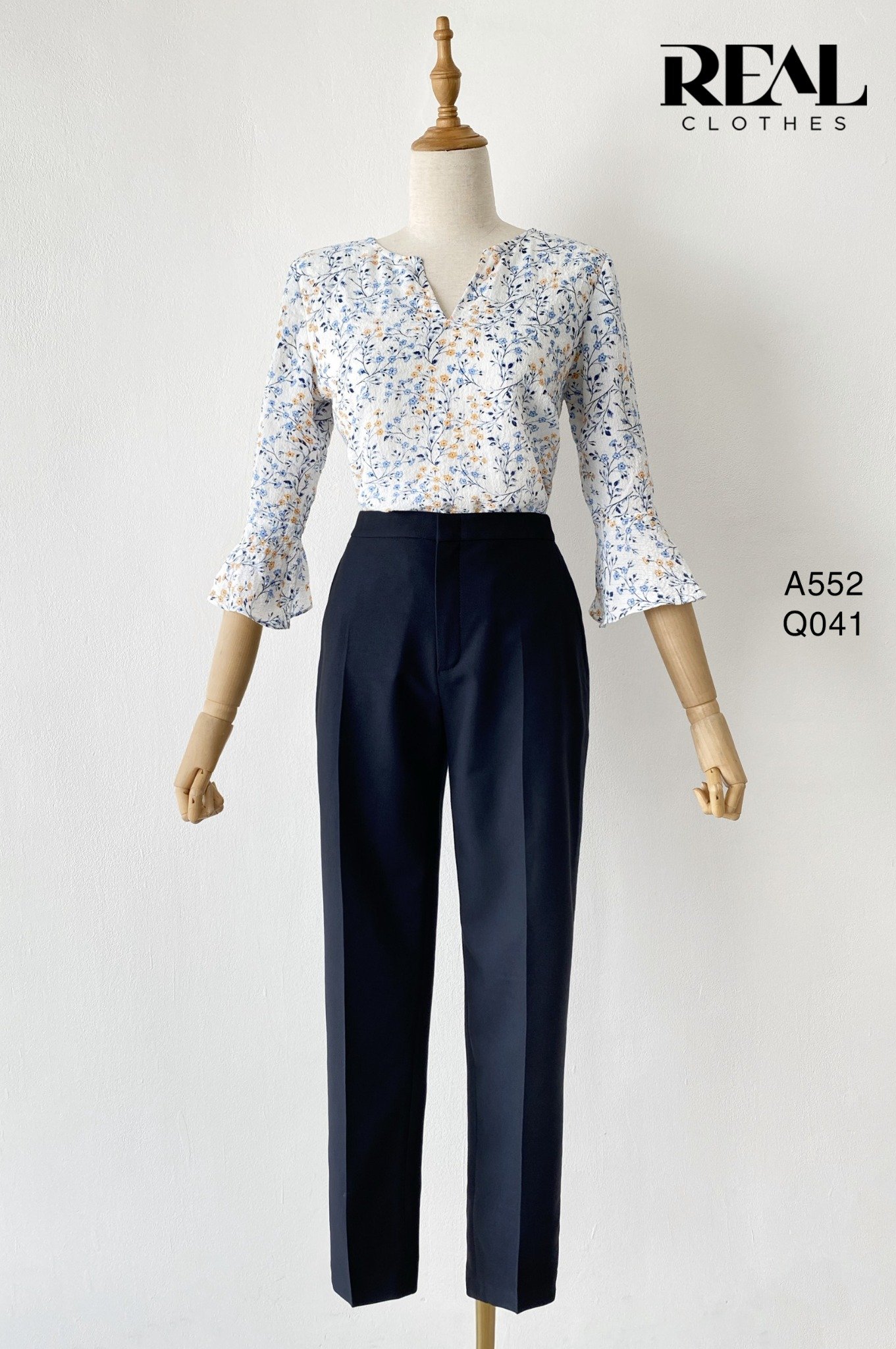 Quần lưng thun xanh đen SALE