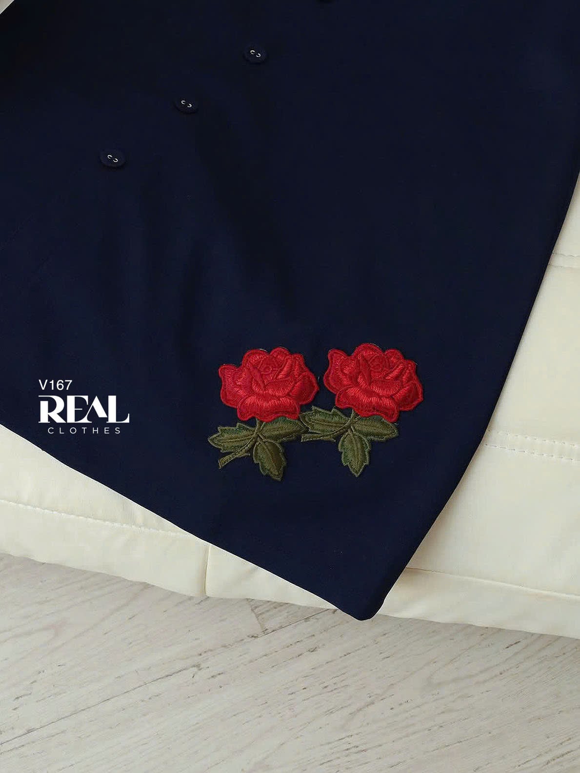 Váy Annie xanh đen Rose