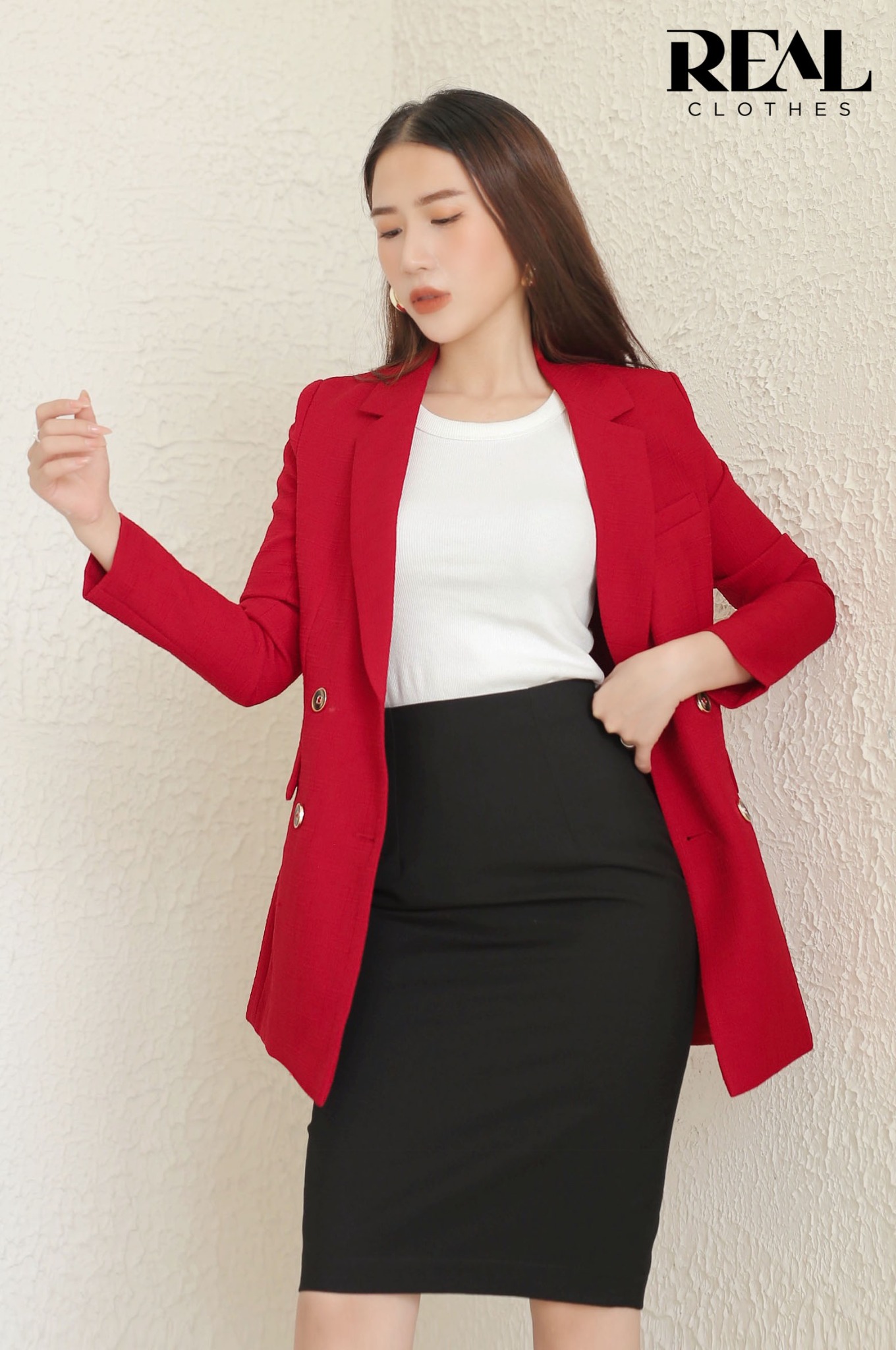 Blazer Paris đỏ SALE