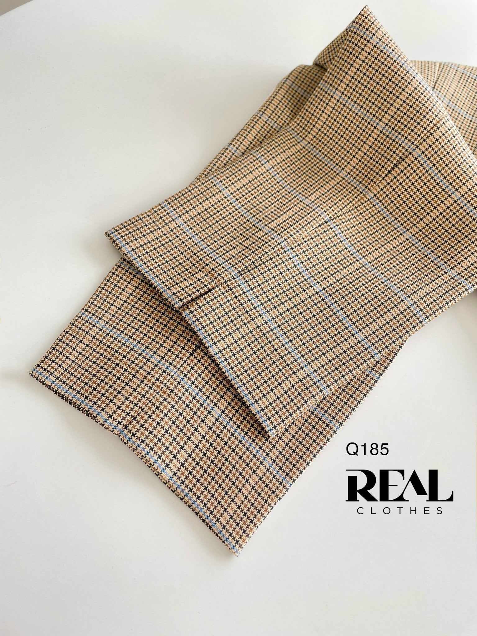 Quần ống đứng caro nâu SALE