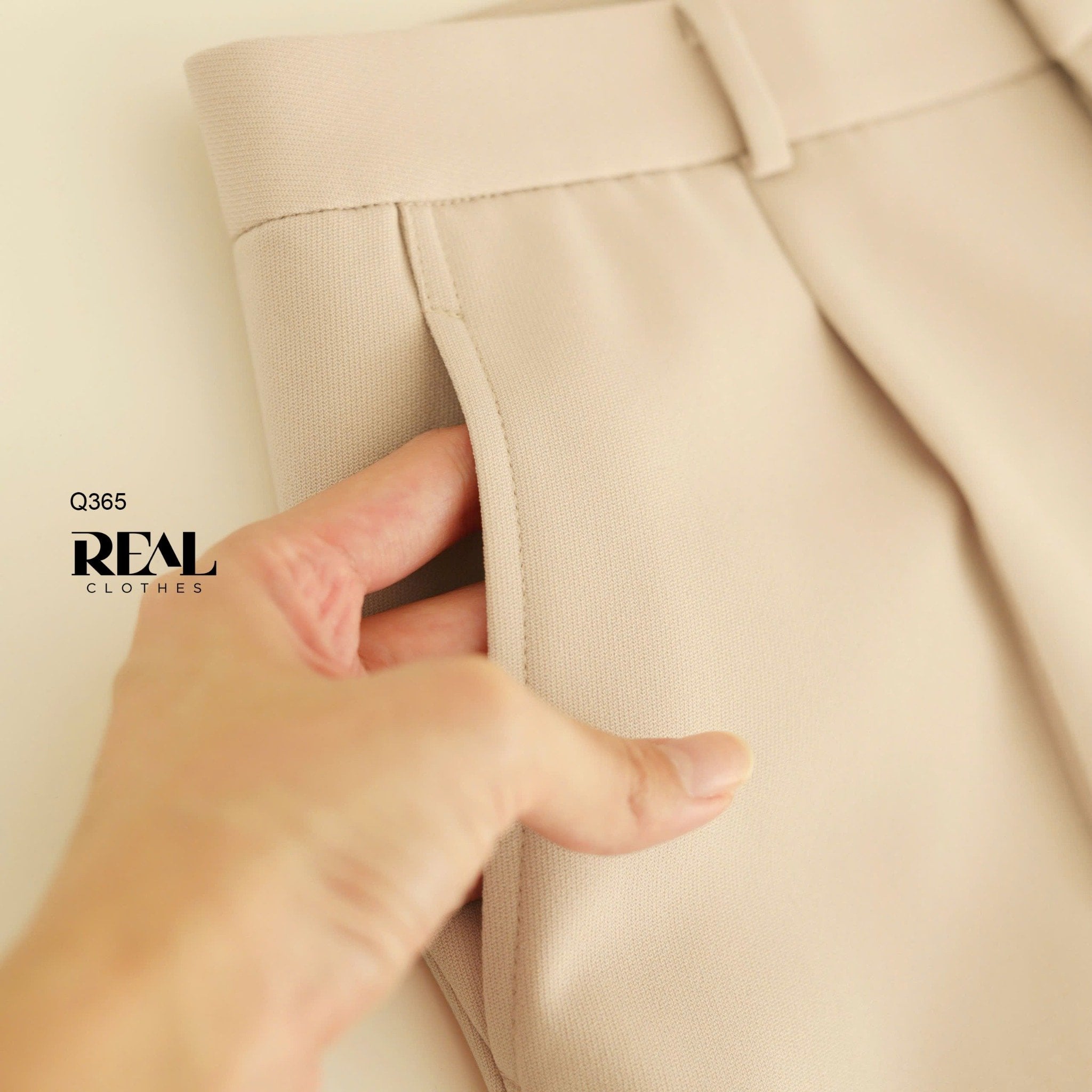 Quần midi cindy nude FINAL SALE