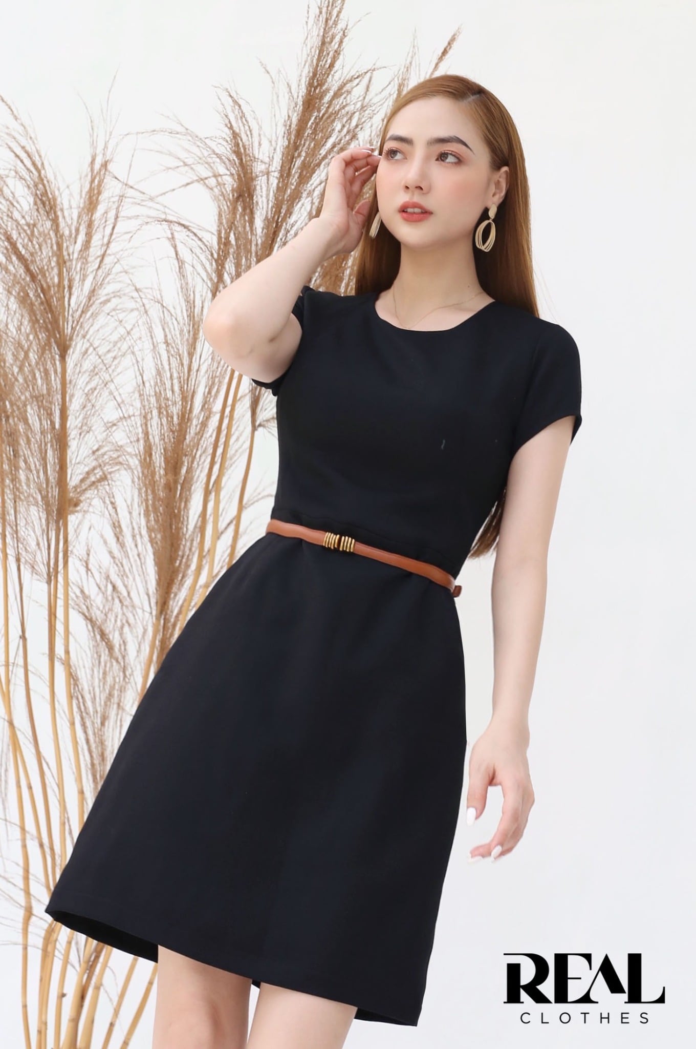 Nịt xoắn đen / nâu đậm / nâu nhạt / trắng