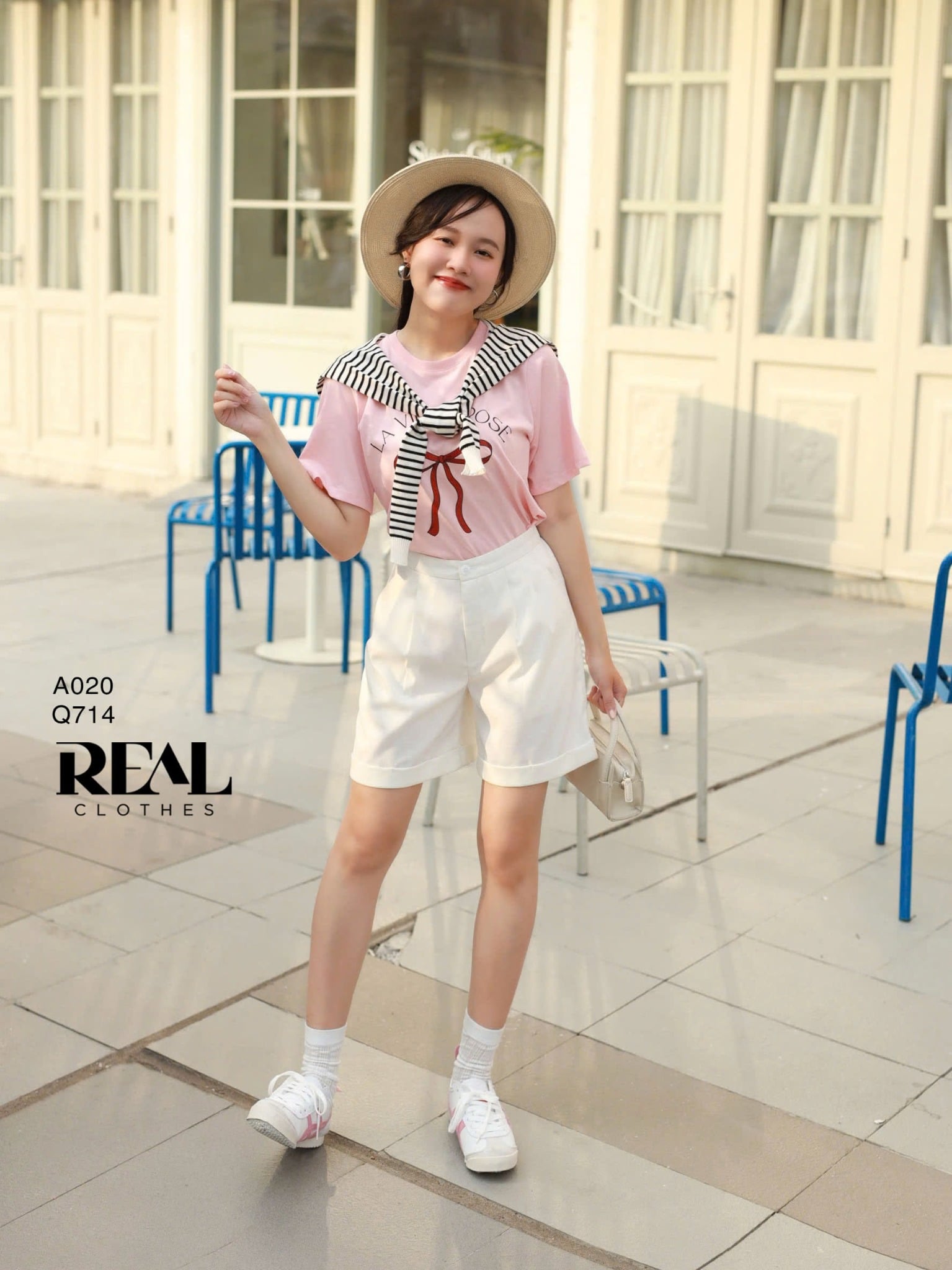 Áo thun cotton ROSE hồng SALE - size XL