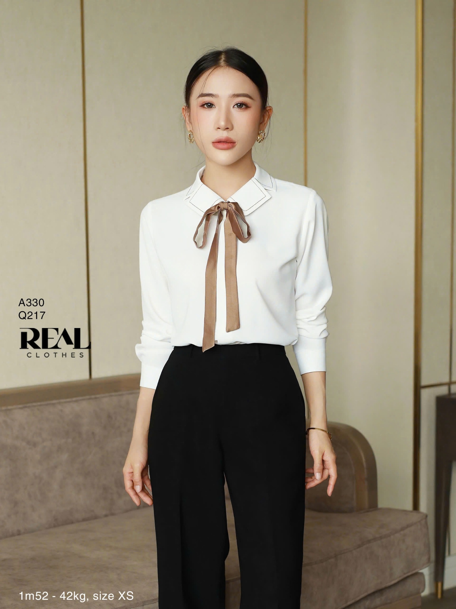 Sơ mi Hàn Quốc trắng