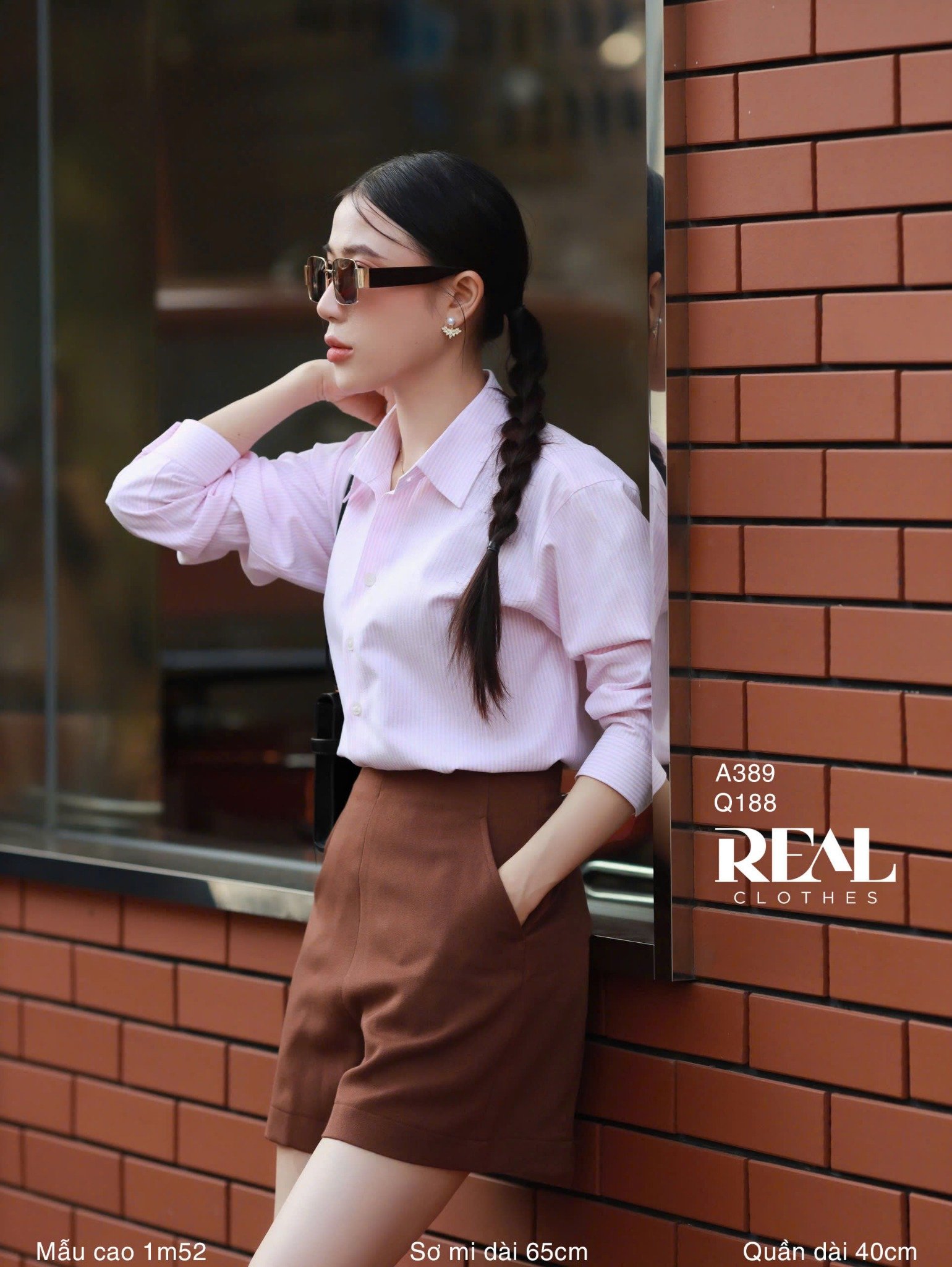 Quần short hè nâu đậm SALE