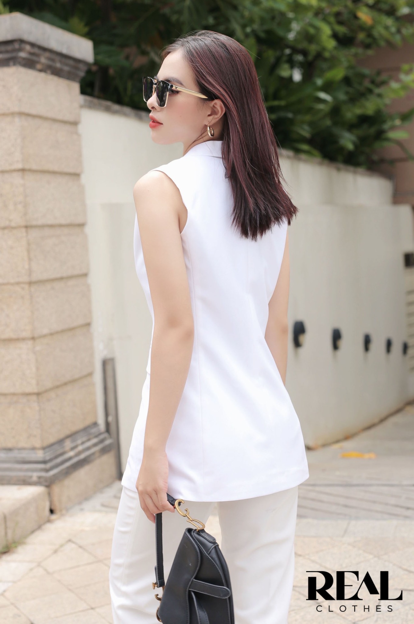 Blazer Ghile trắng 2 lớp SALE