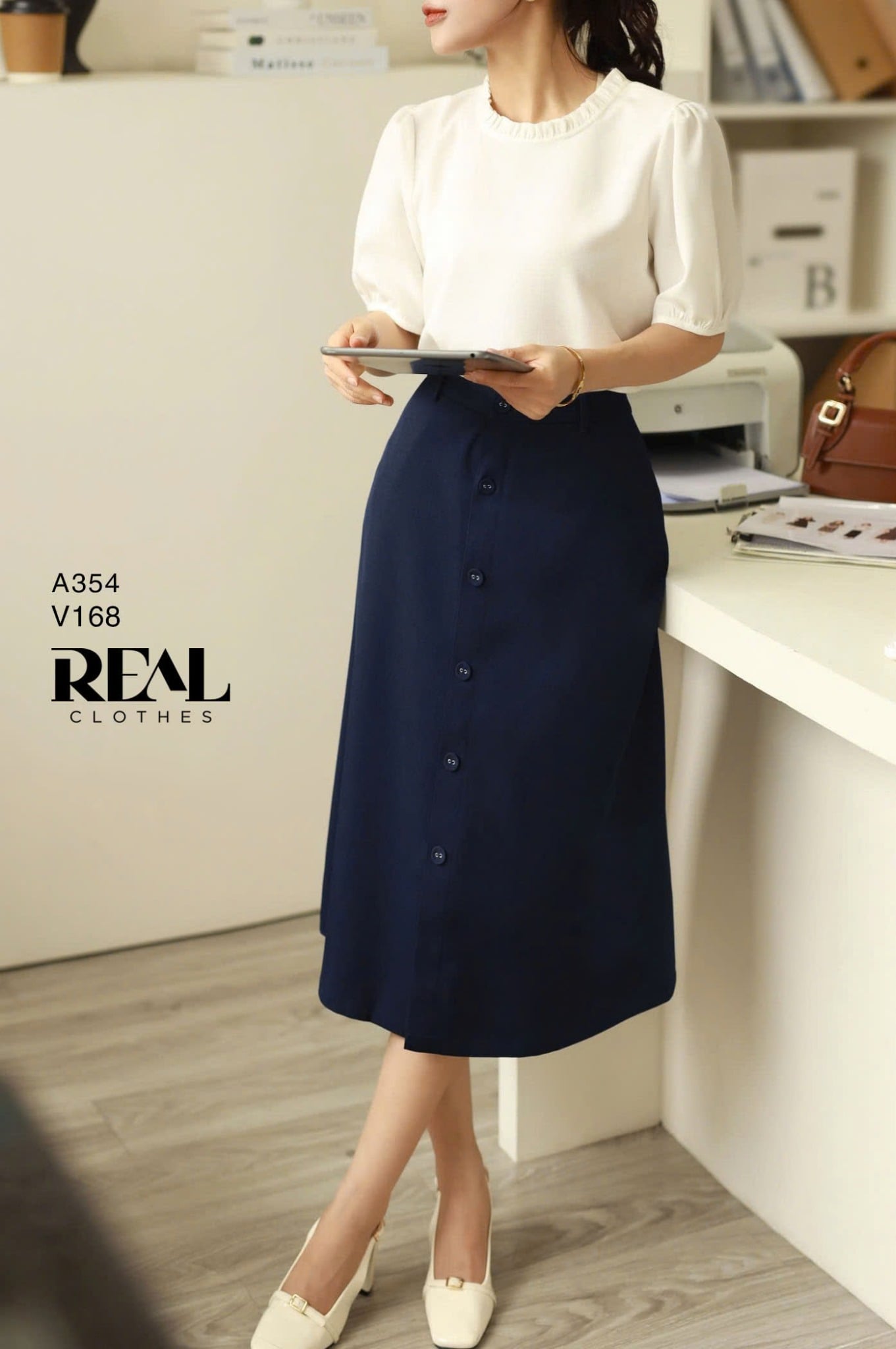 Váy Annie xanh đen