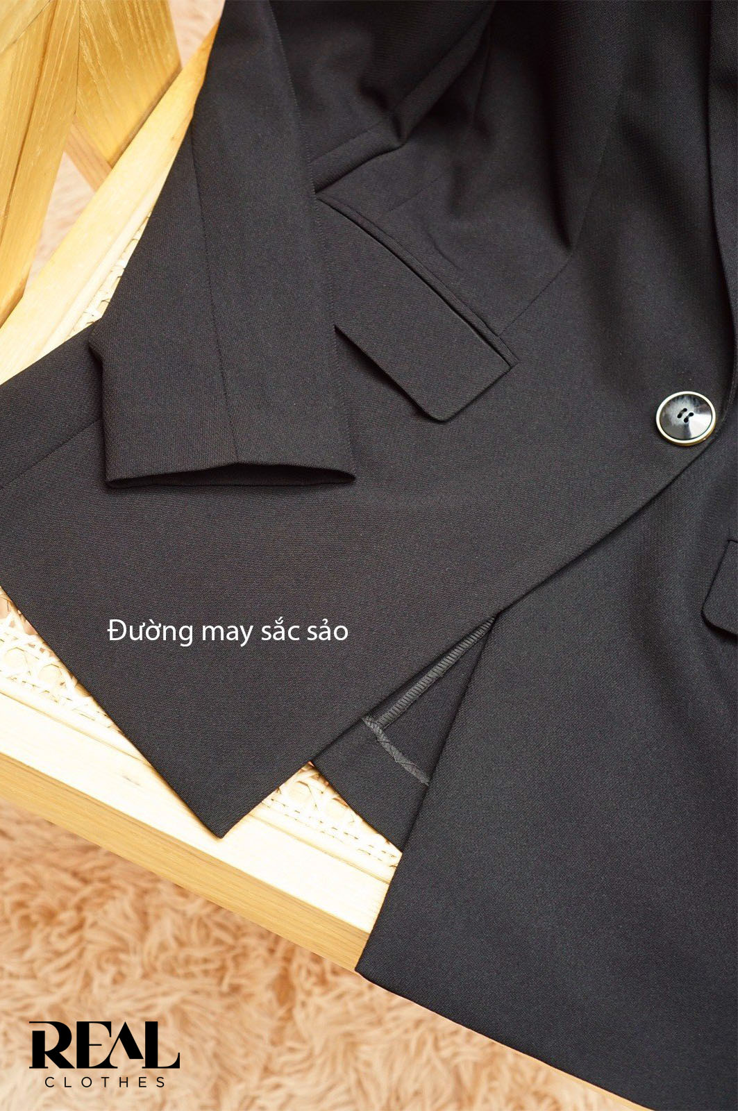 Blazer Clara cindy đen