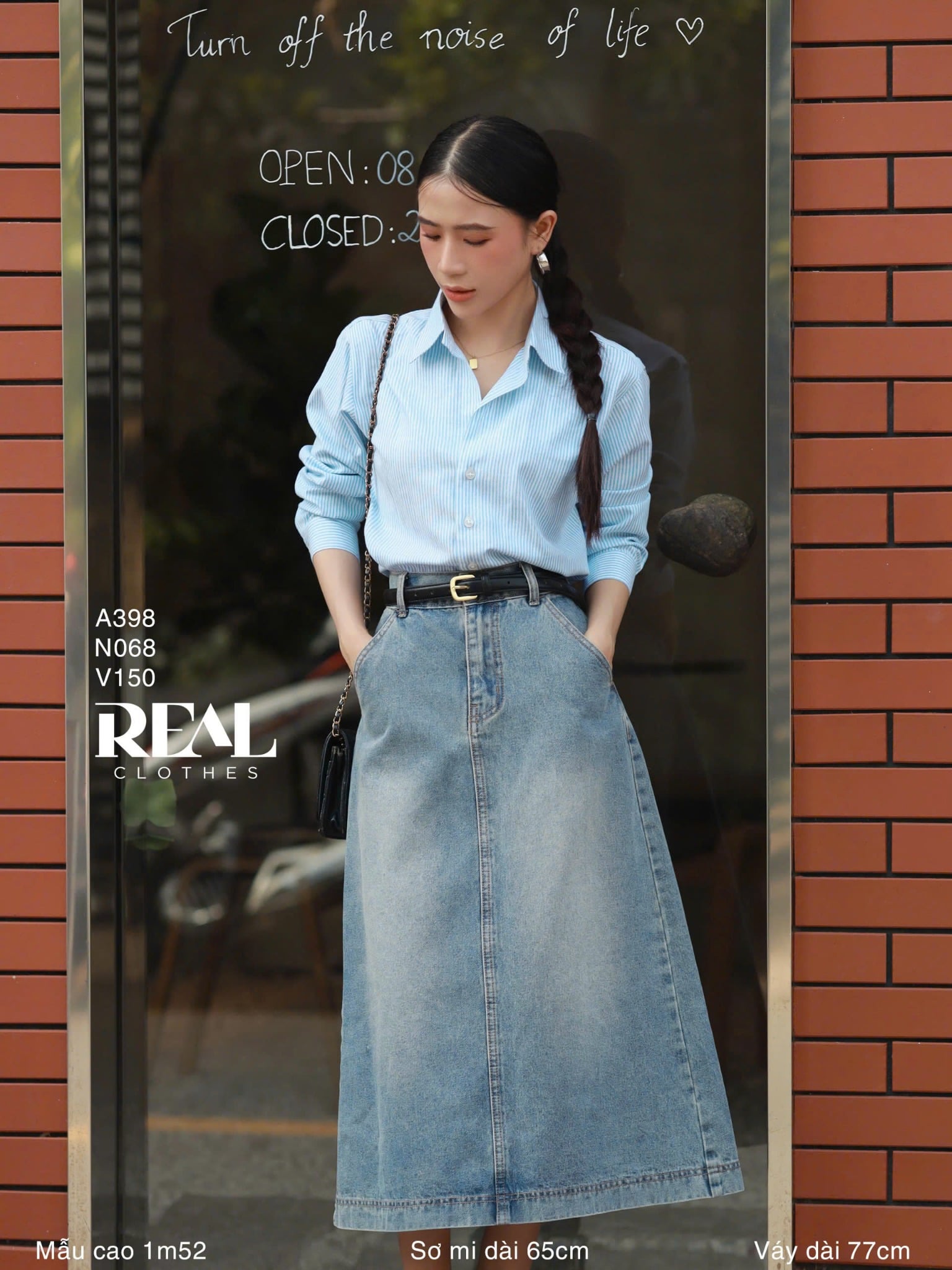 Váy Jeans xanh nhạt