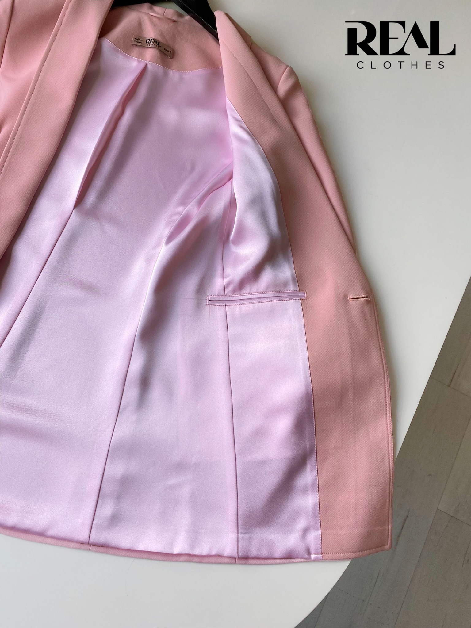 Blazer HQ hồng đậm