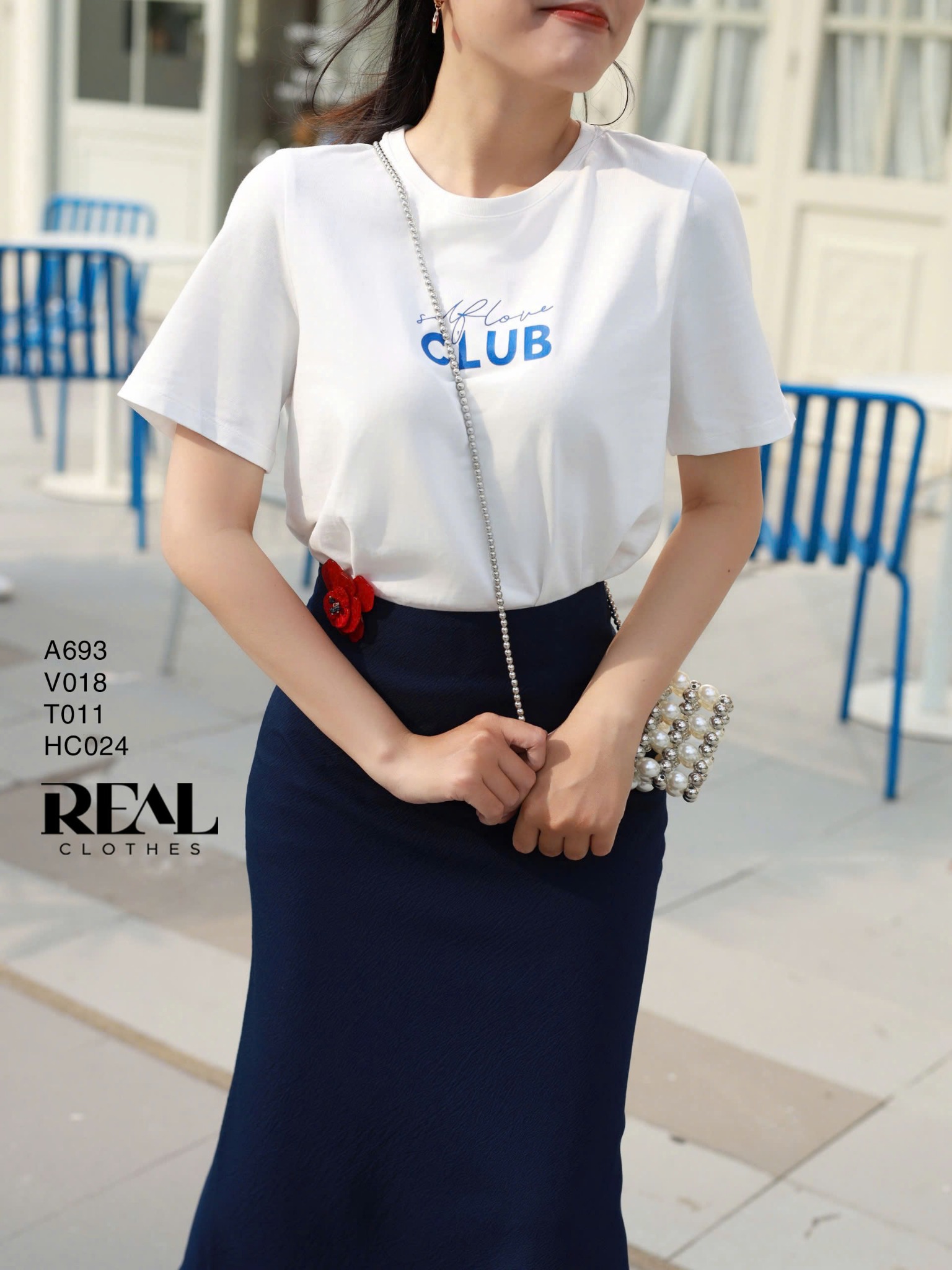 Áo thun CLUB xanh SALE - size XL