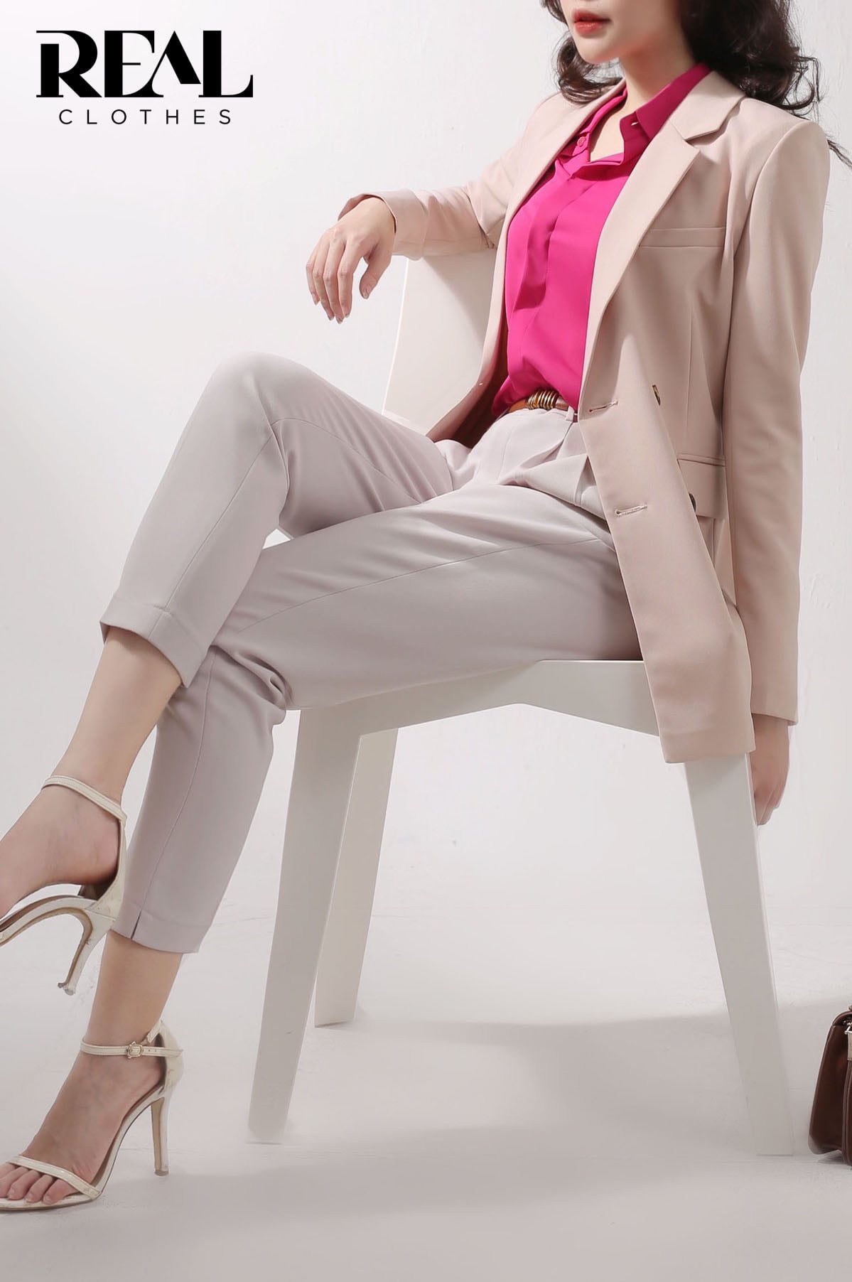 Quần lưng cao cindy kem SALE