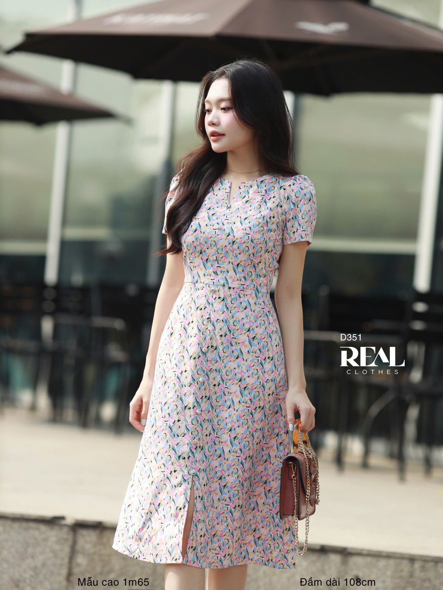 Đầm London vườn hoa hồng SALE