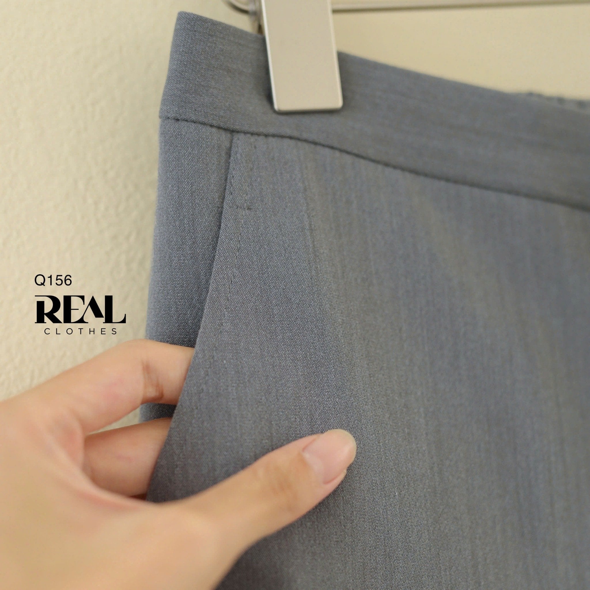 Quần lưng thun xám đậm SALE