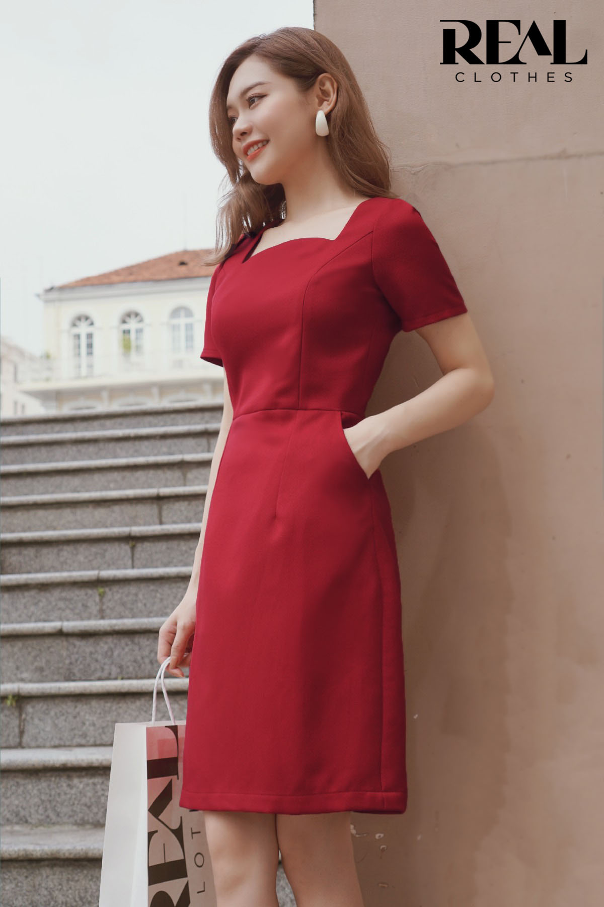 Đầm Mine đỏ SALE - size XS