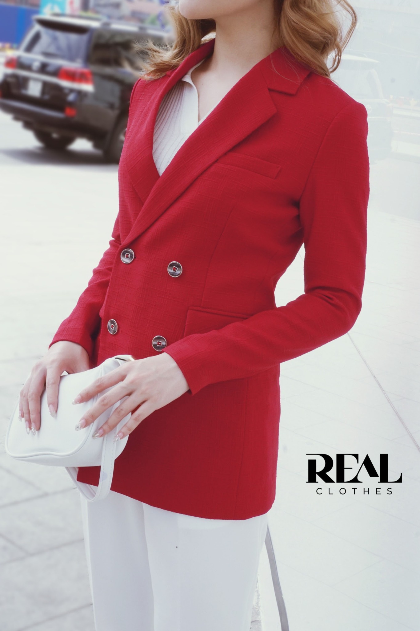 Blazer Paris đỏ SALE