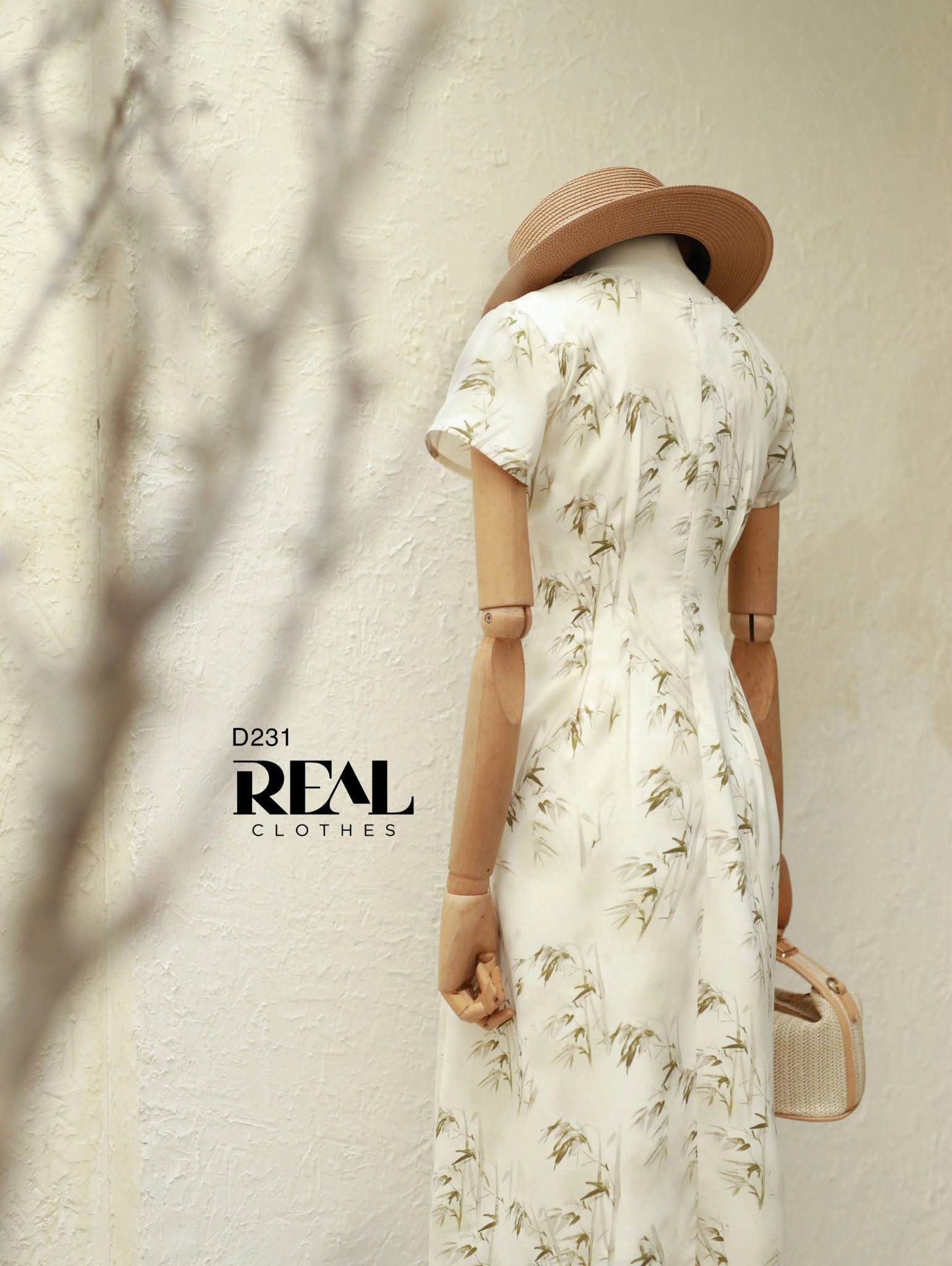 Đầm xếp eo bamboo xanh lá SALE