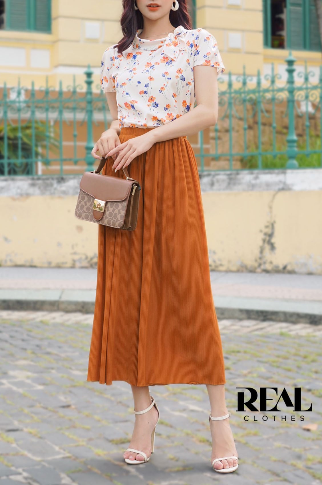 Quần dập li vàng nghệ dài 80 / 94 SALE