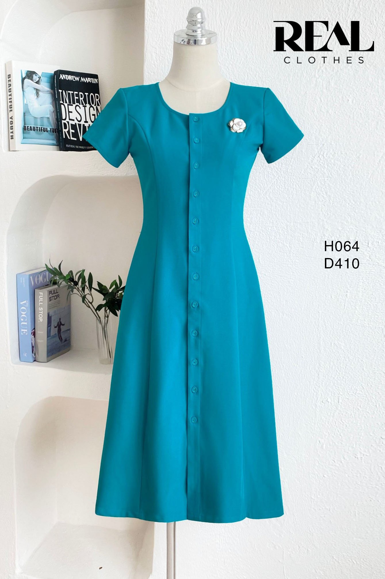 Đầm 8 mảnh cổ tròn XCV 100 SALE