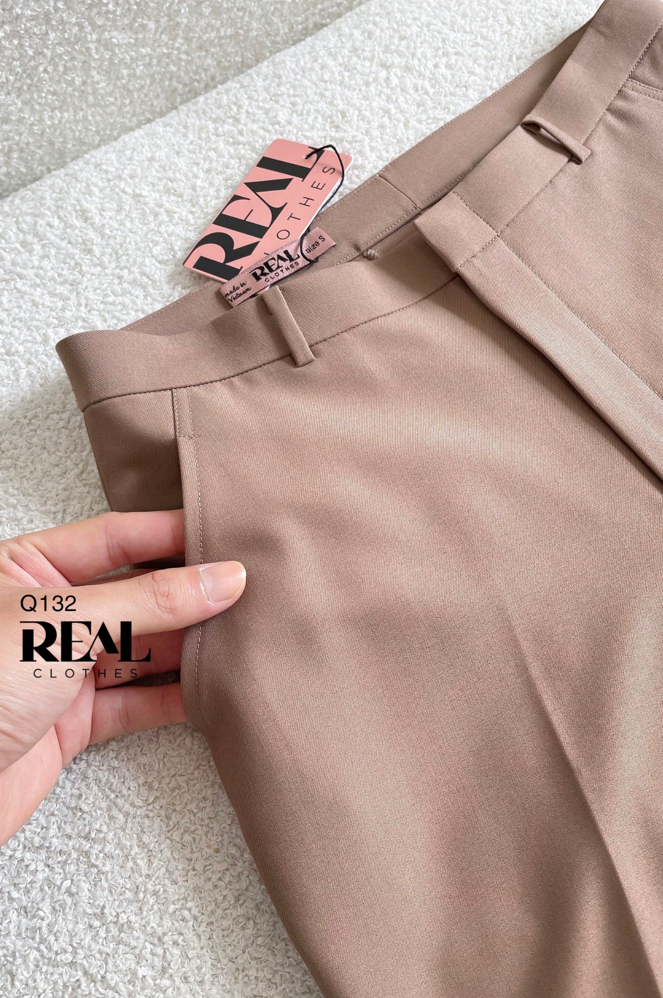 Quần ống đứng cafe sữa SALE