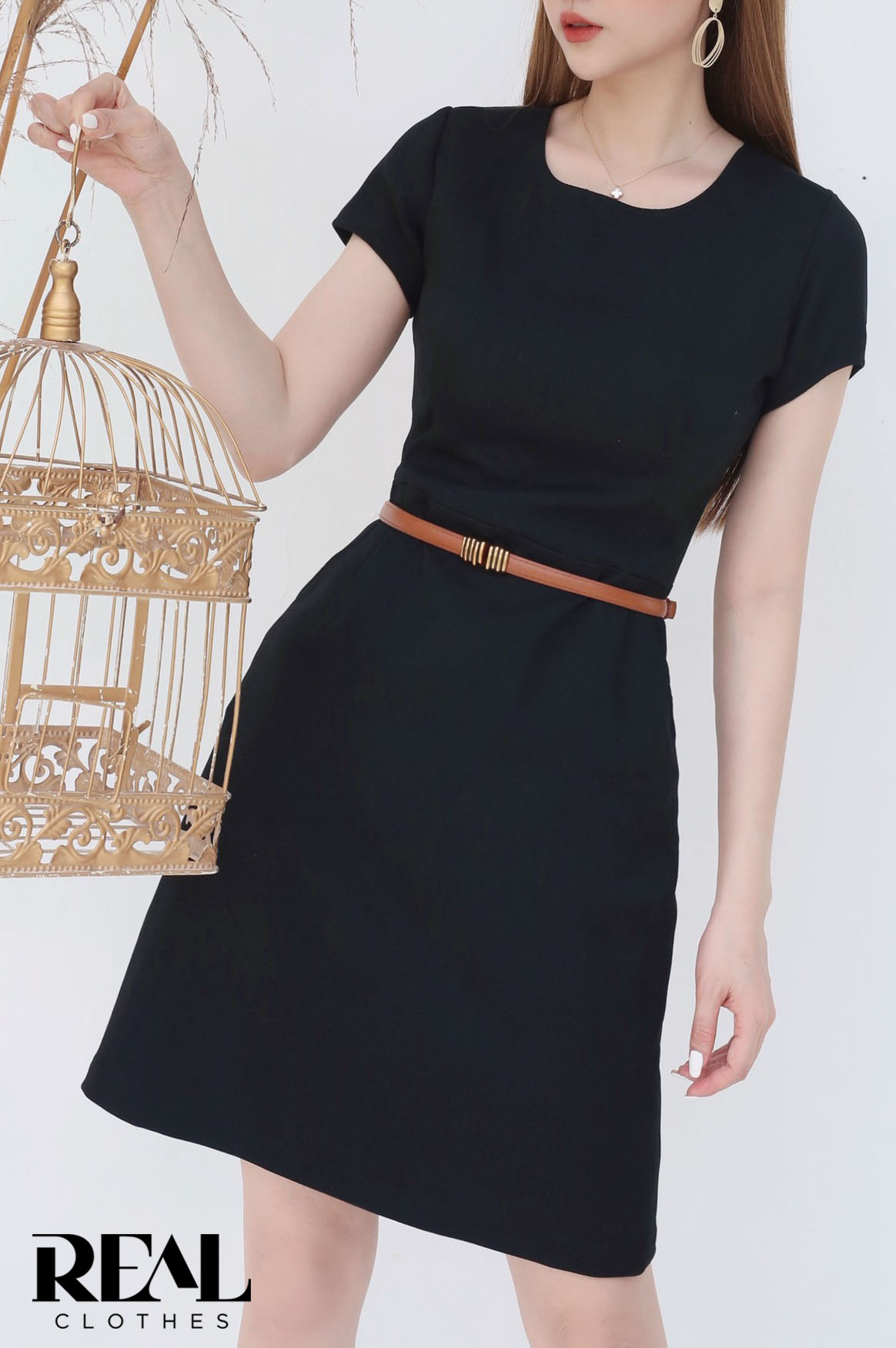 Nịt xoắn đen / nâu đậm / nâu nhạt / trắng