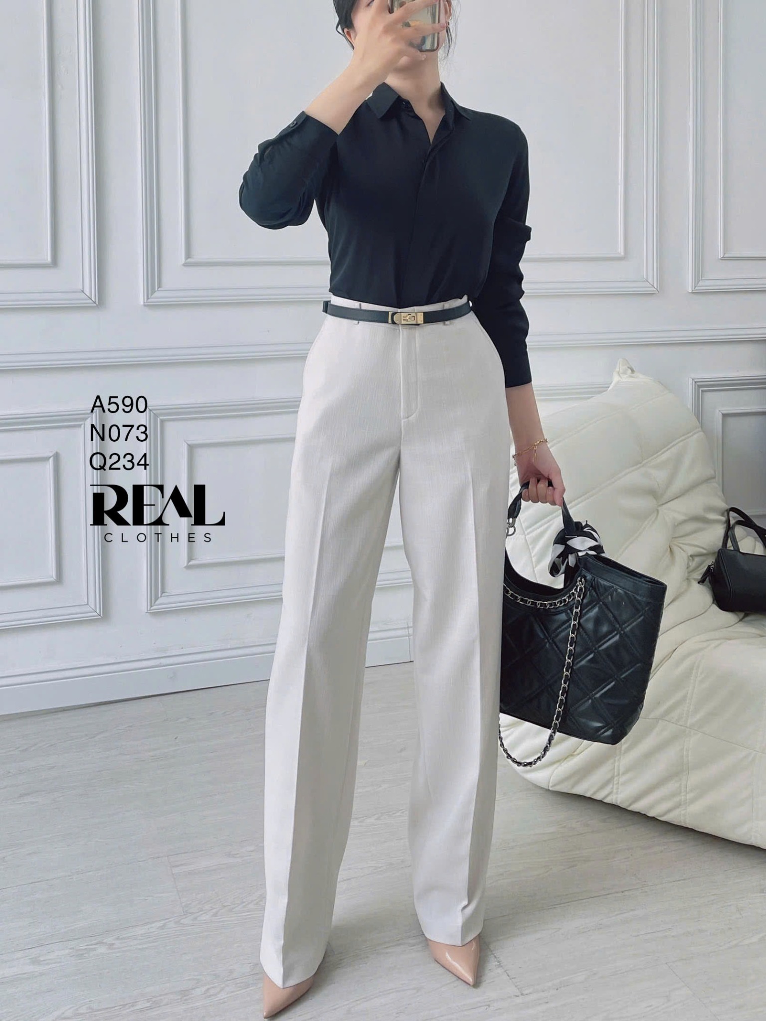 Sơ mi bamboo đen MỚI