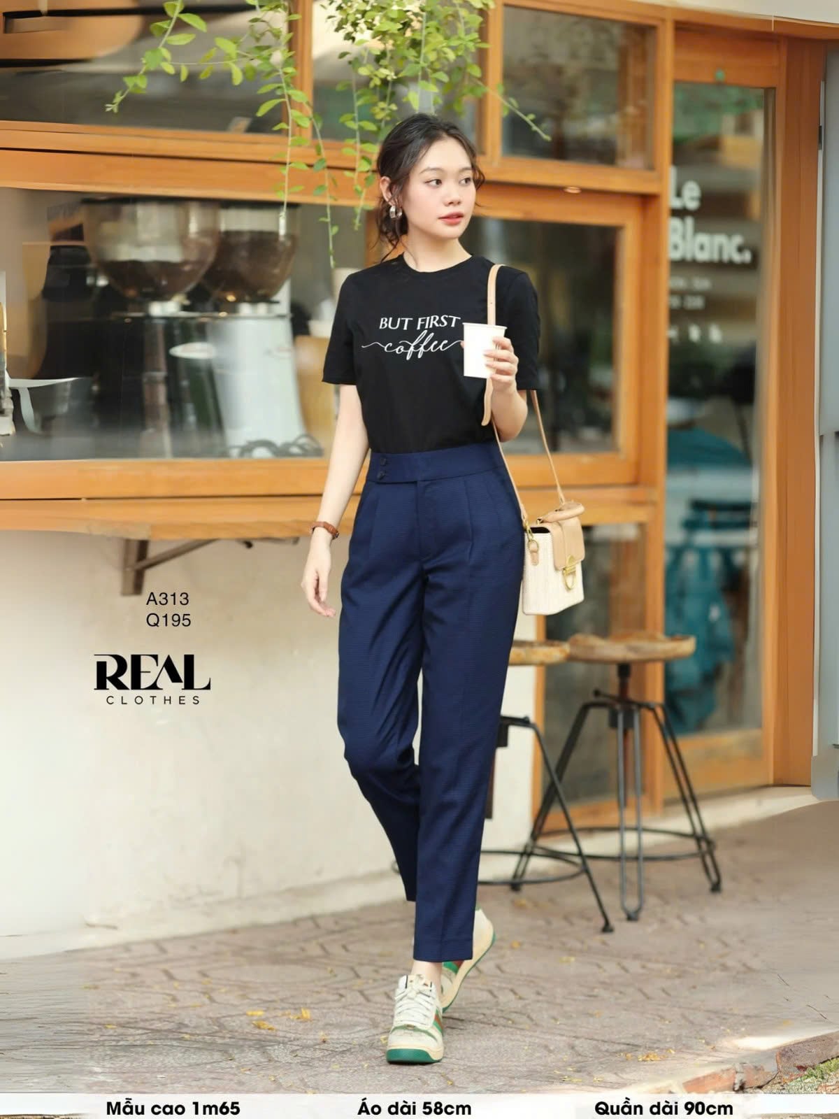 Quần Sakura ô vuông xanh SALE